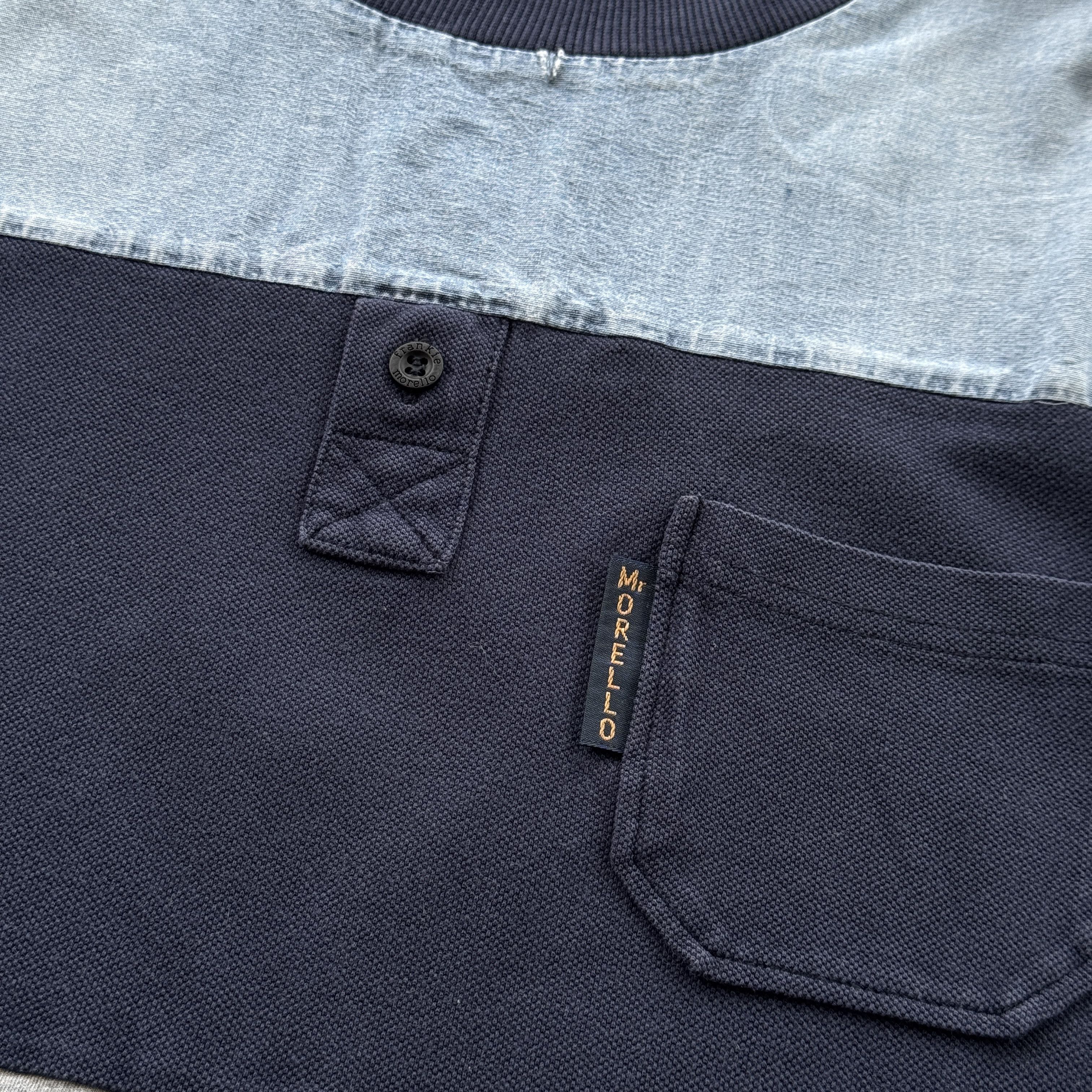 Frankie Morello Frankie Morello Milan Colorblock Henley Pocket T Shirt Size US M / EU 48-50 / 2 - 4 Thumbnail