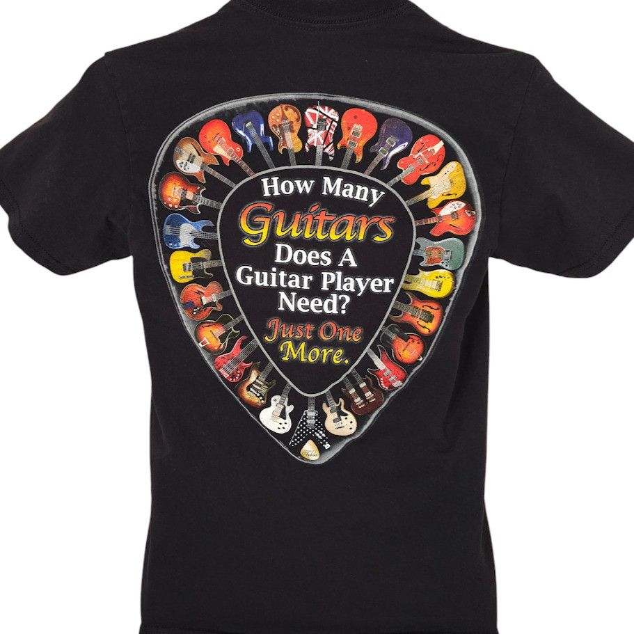 Other Guitar Player T Shirt Mens Size Small Black Just One More Size US S / EU 44-46 / 1 - 1 Thumbnail