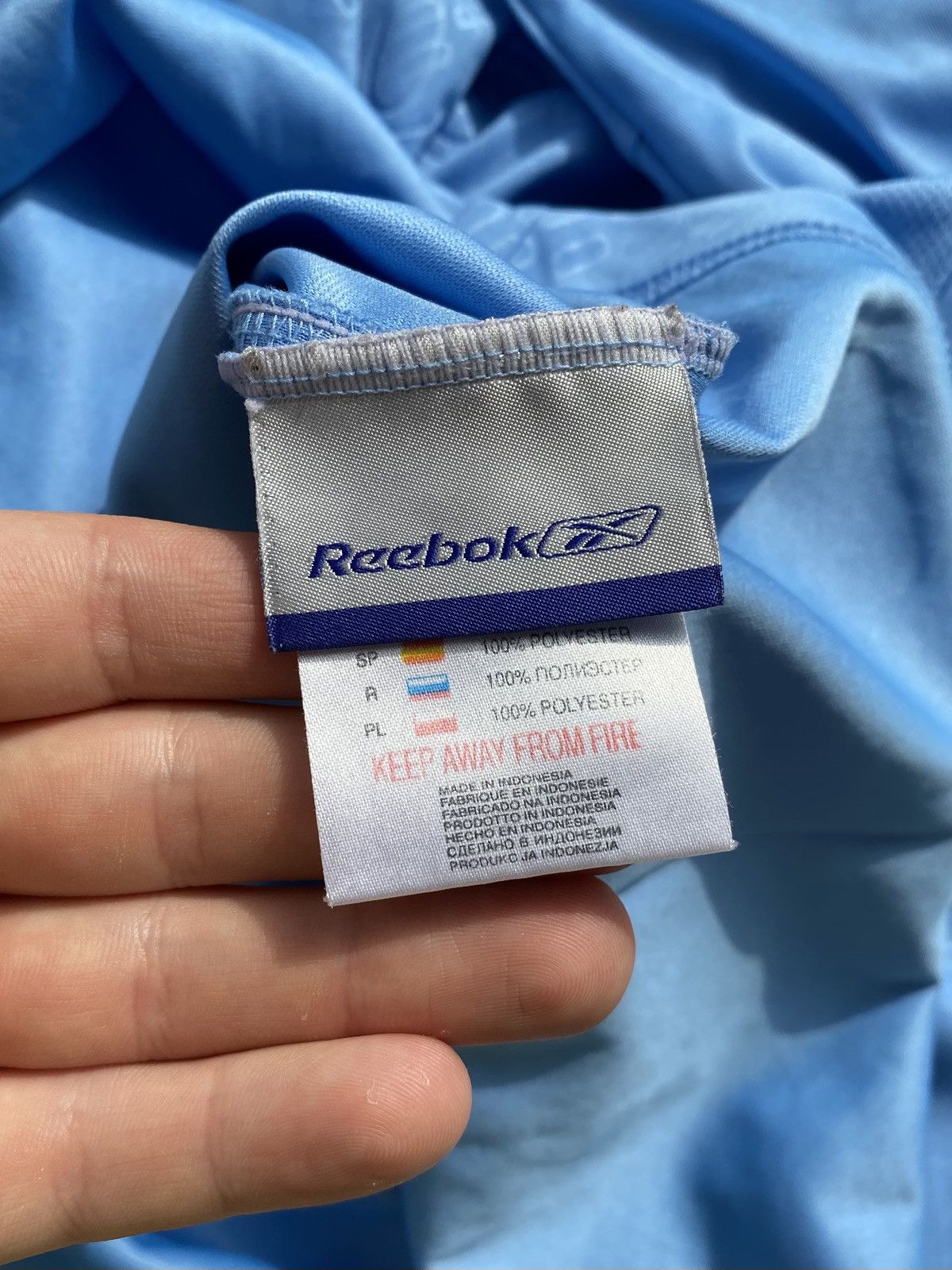 Reebok Manchester City Reebok Home Jersey Vintage Sky Blue XL Size US XL / EU 56 / 4 - 7 Thumbnail