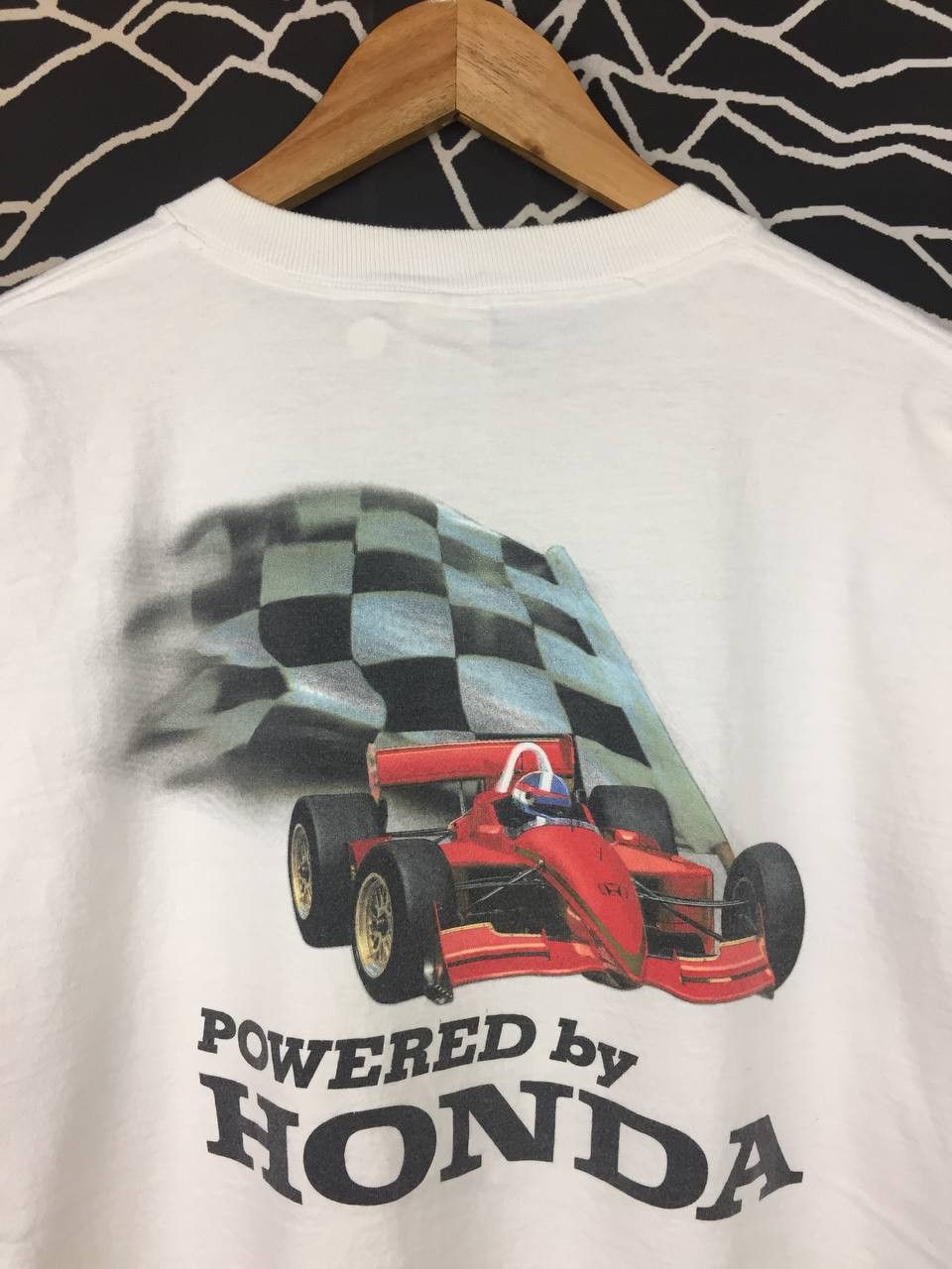 Honda Vtg 00s Powered by Honda F1 IndyCar Racing Promo Tee Size US XL / EU 56 / 4 - 3 Thumbnail