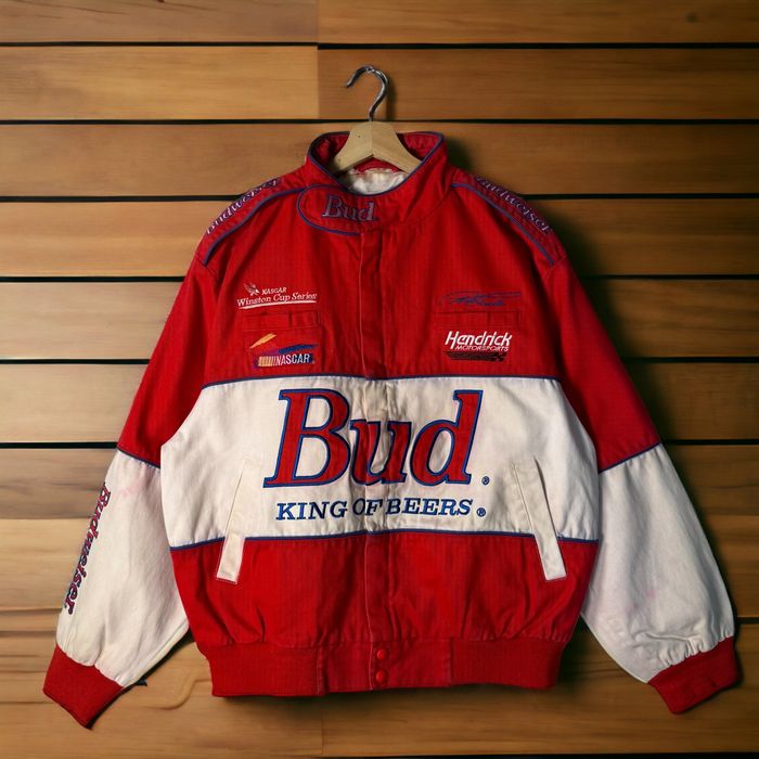 Vintage Budweiser Racing Jacket | Grailed