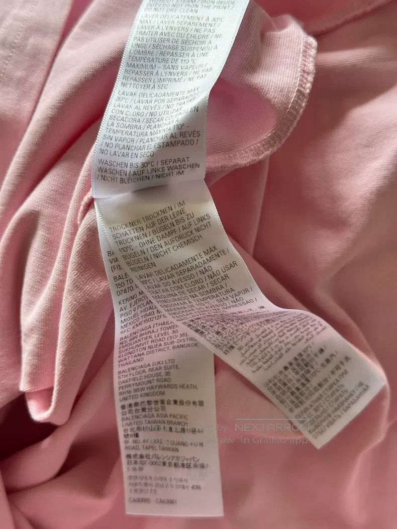 Balenciaga Balenciaga Pink T-shirt. Size M Size US M / EU 48-50 / 2 - 5 Thumbnail