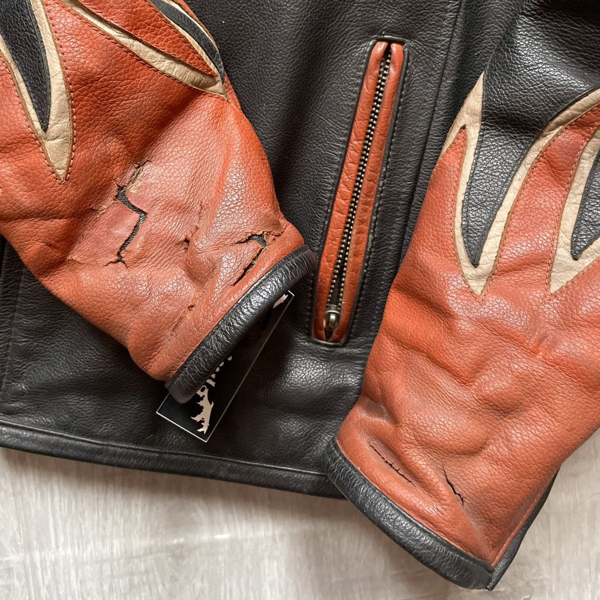 Harley Davidson Harley Davidson Racing Screamin Eagle Vintage Leather Jacket Size US L / EU 52-54 / 3 - 6 Thumbnail