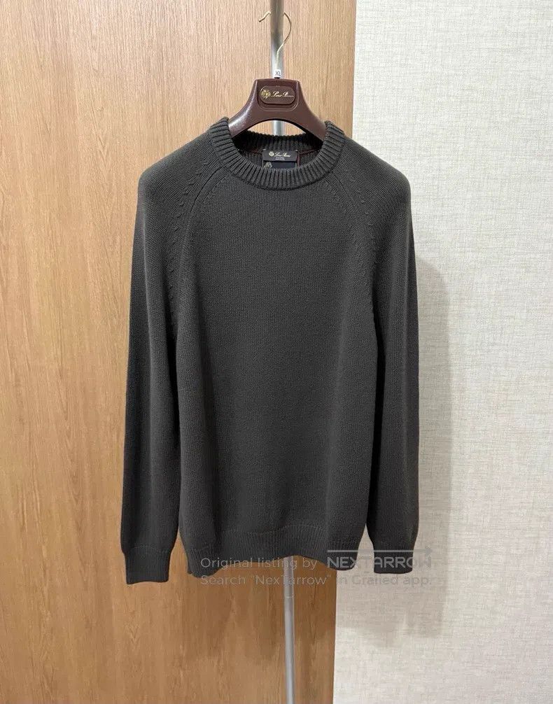 Loro Piana Lama Wool Knit Sweater