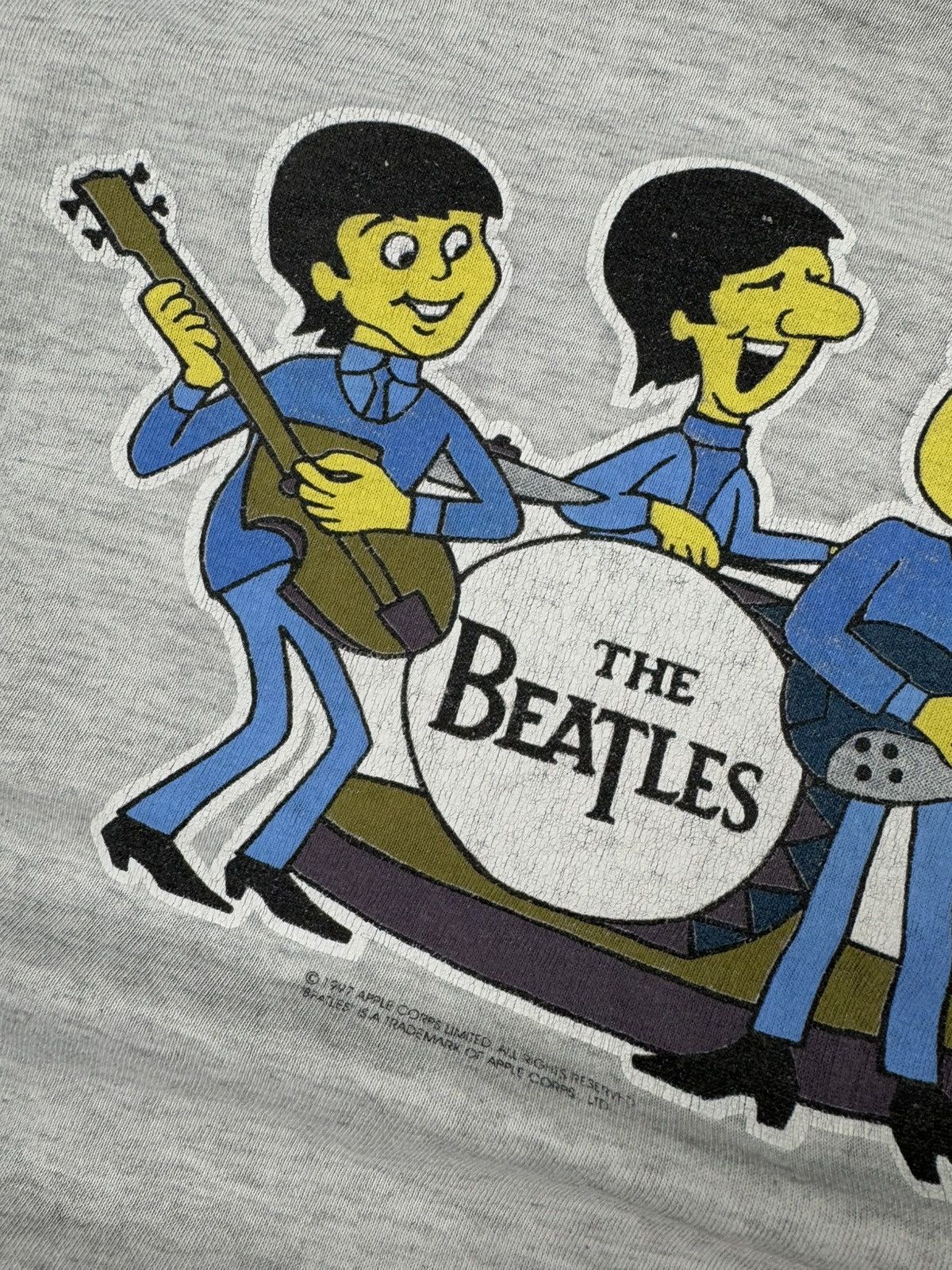 Band Tees × Vintage Vintage 1997 The Beatles cartoon style graphic band tee Size US XL / EU 56 / 4 - 10 Thumbnail
