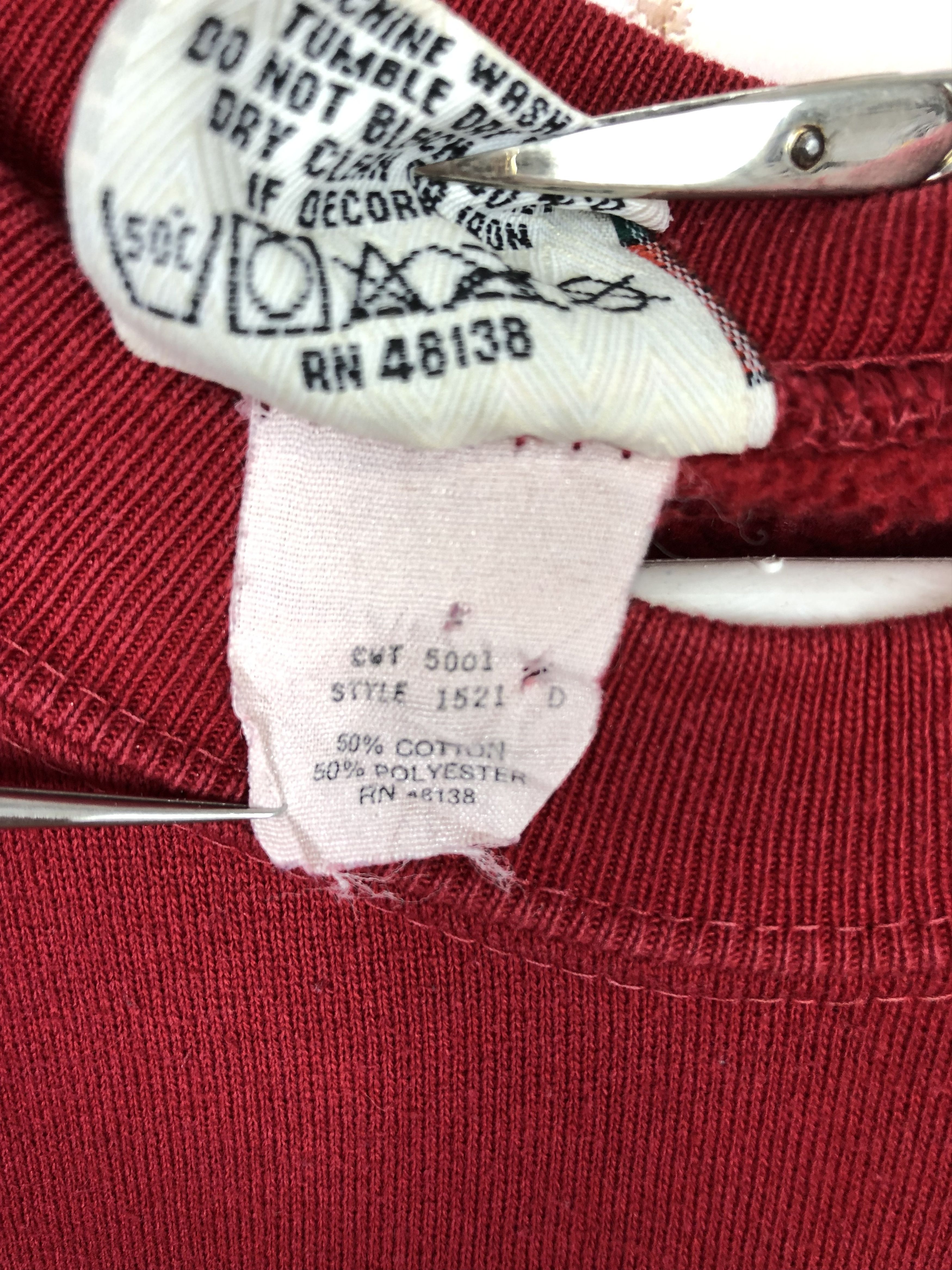 Vintage Vintage 90's NFL Washington Redskins Nutmeg Sweatshirt Mens Size US L / EU 52-54 / 3 - 9 Thumbnail