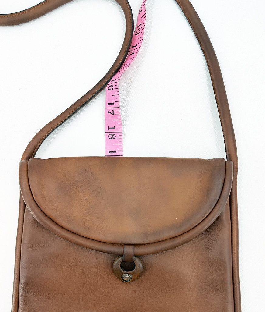 Leather LALIQUE full brown calf leather sling bag Size ONE SIZE - 14 Thumbnail