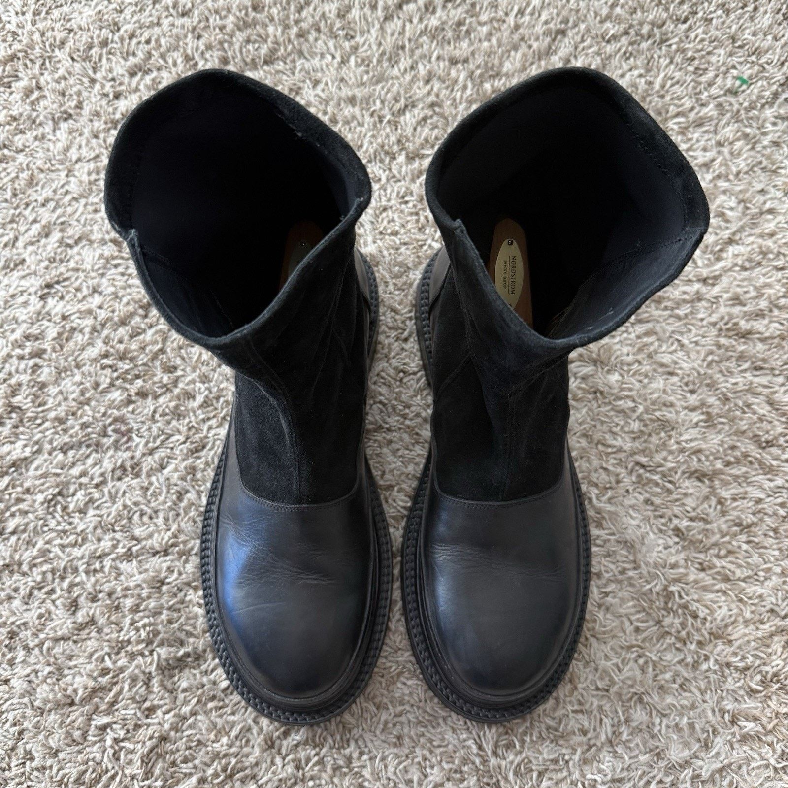 Other Adyar Black Suede Leather Chelsea Boots SSENSE Exclusive Size US 12 / EU 45 - 14 Thumbnail