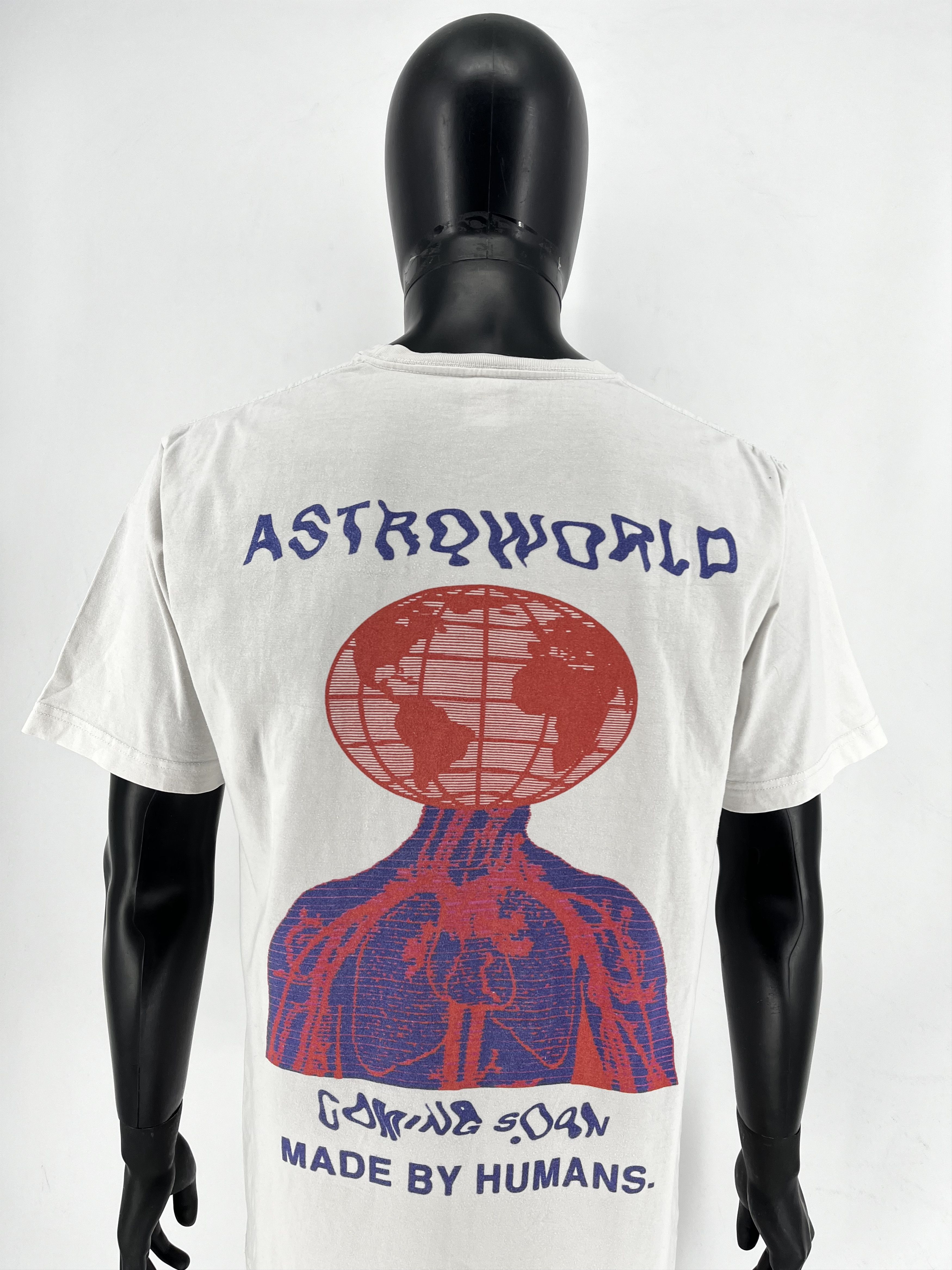 Travis Scott Travis Scott ASTROWORLD Coming Soon Made By Humans T Shirt Size US L / EU 52-54 / 3 - 7 Thumbnail