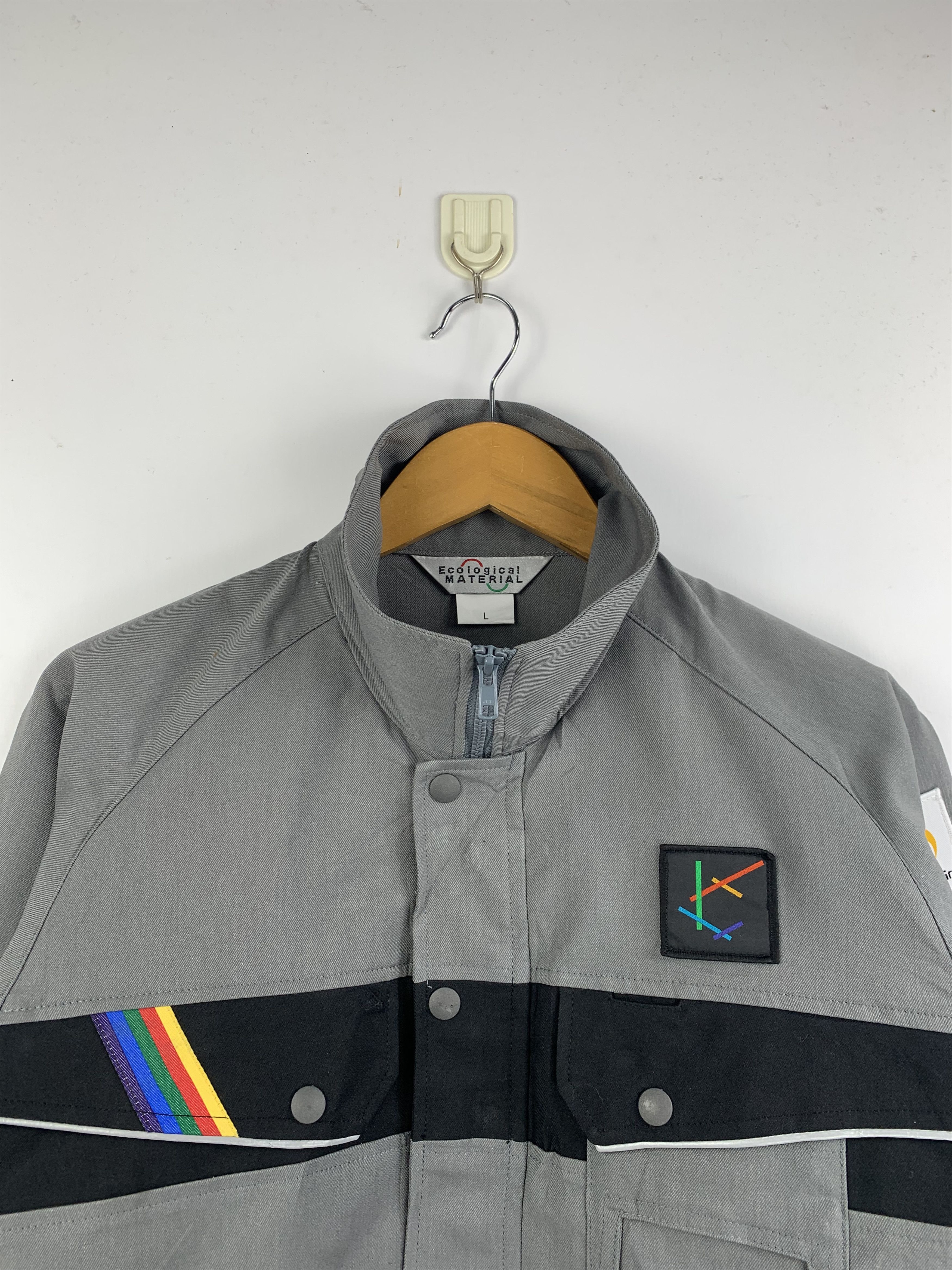 Japanese Brand Vintage Japanese Brand Worker Zipper Denim Jacket J1606 Size US L / EU 52-54 / 3 - 2 Thumbnail