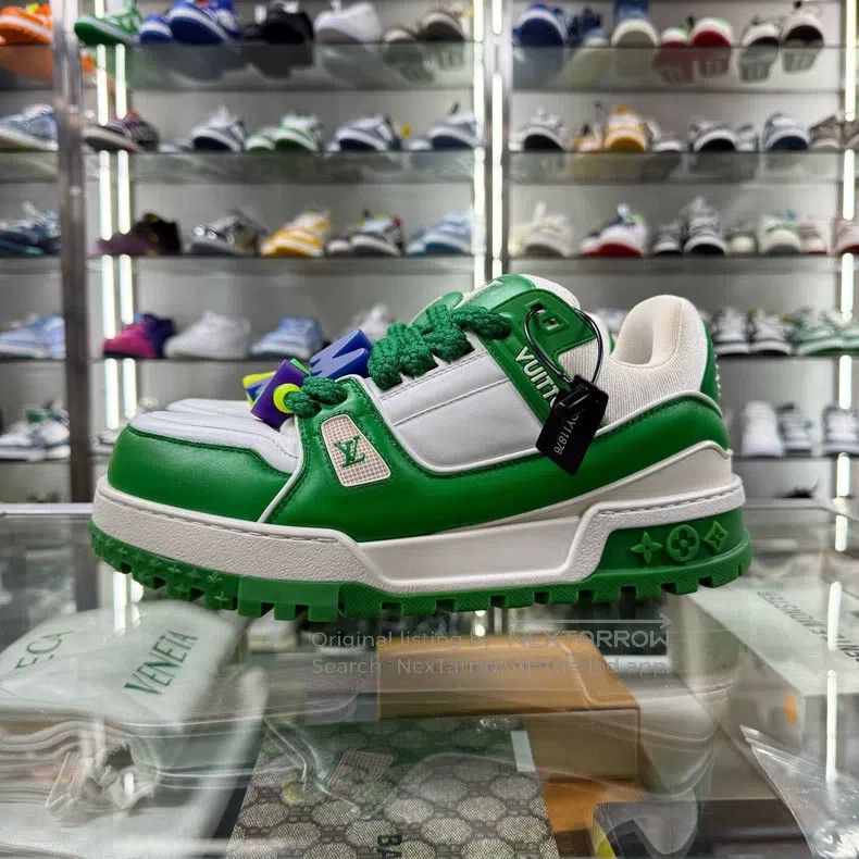 Louis Vuitton Louis Vuitton TRAINER Maxi China Limited No.171 White and Size US 8 / EU 41 - 3 Thumbnail