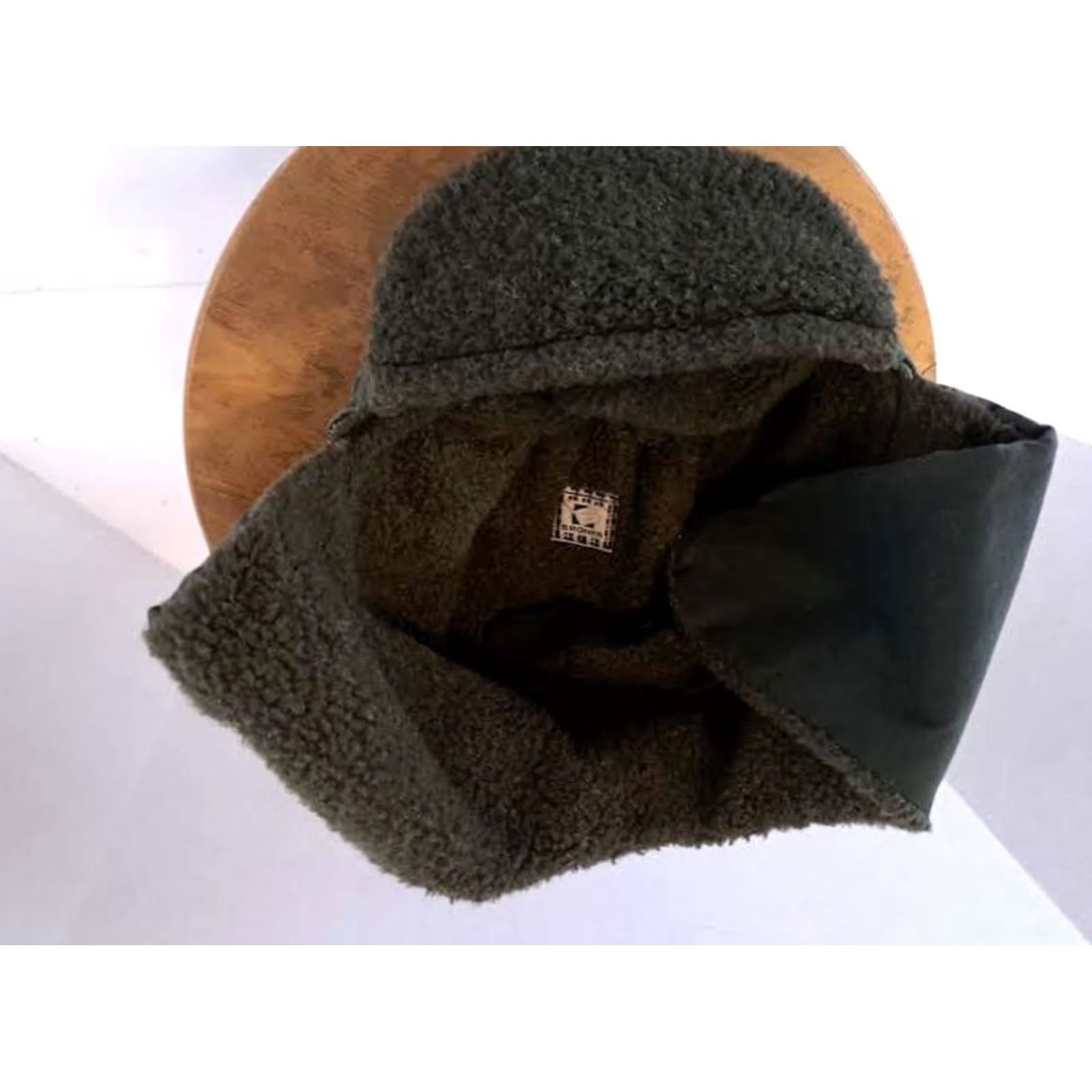 Vintage VINTAGE Broner Cap Mens Adjustable Green Insulated Military Style Skull with Chin Strap Size ONE SIZE - 6 Thumbnail