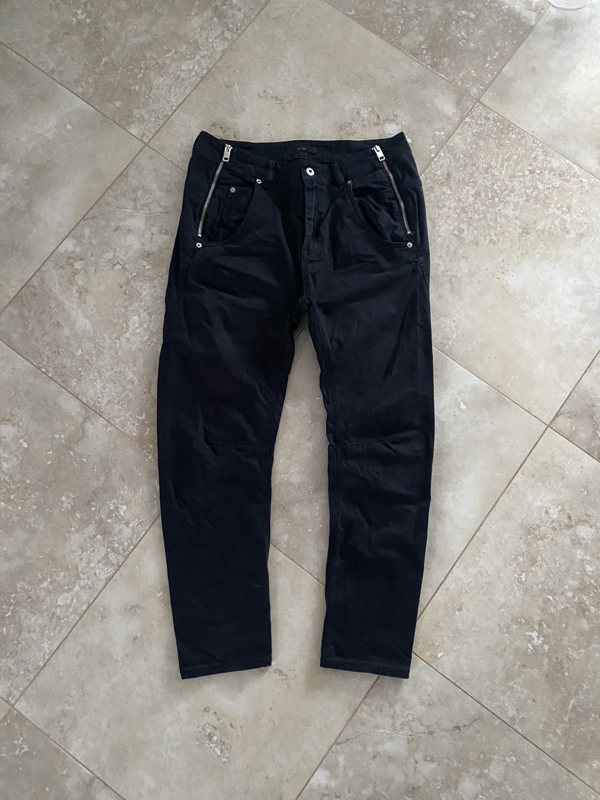 Diesel Vintage Diesel J-Cut Slim Jeans Zip Waist Balck Avant Garde Size US 32 / EU 48 - 2 Thumbnail