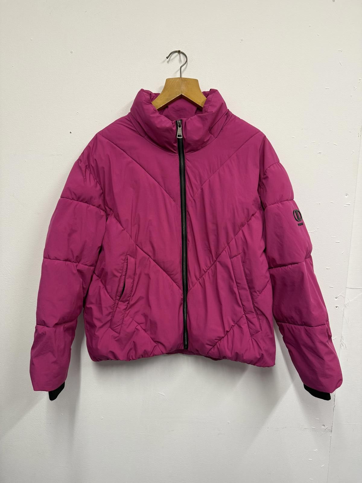 DKNY DKNY Pink Puffer Jacket Size Large Size L / US 10 / IT 46 - 1 Thumbnail