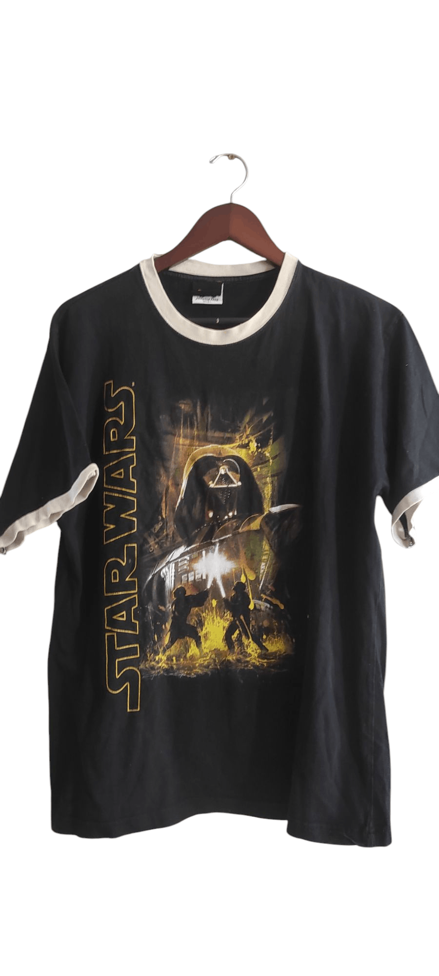 Star Wars × Vintage Star Wars Lucas Film T Shirt Black Size Large Made India Size US L / EU 52-54 / 3 - 1 Thumbnail
