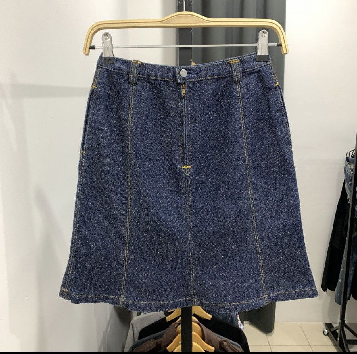 Hysteric Glamour 🔥🔥🔥VTG HYSTERIC DENIM SKIRT Size 24" / US 00 / IT 34 - 2 Thumbnail