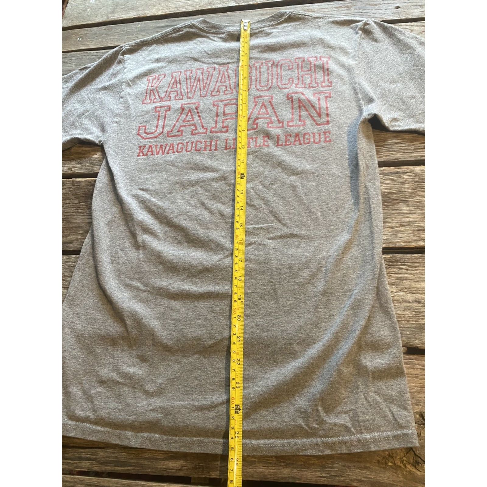 Jerzees Jerzees T-Shirt Gray Short Sleeve S Japan Kawaguchi Little League World Series 2018 Graphic Tee Mens Size US S / EU 44-46 / 1 - 7 Thumbnail