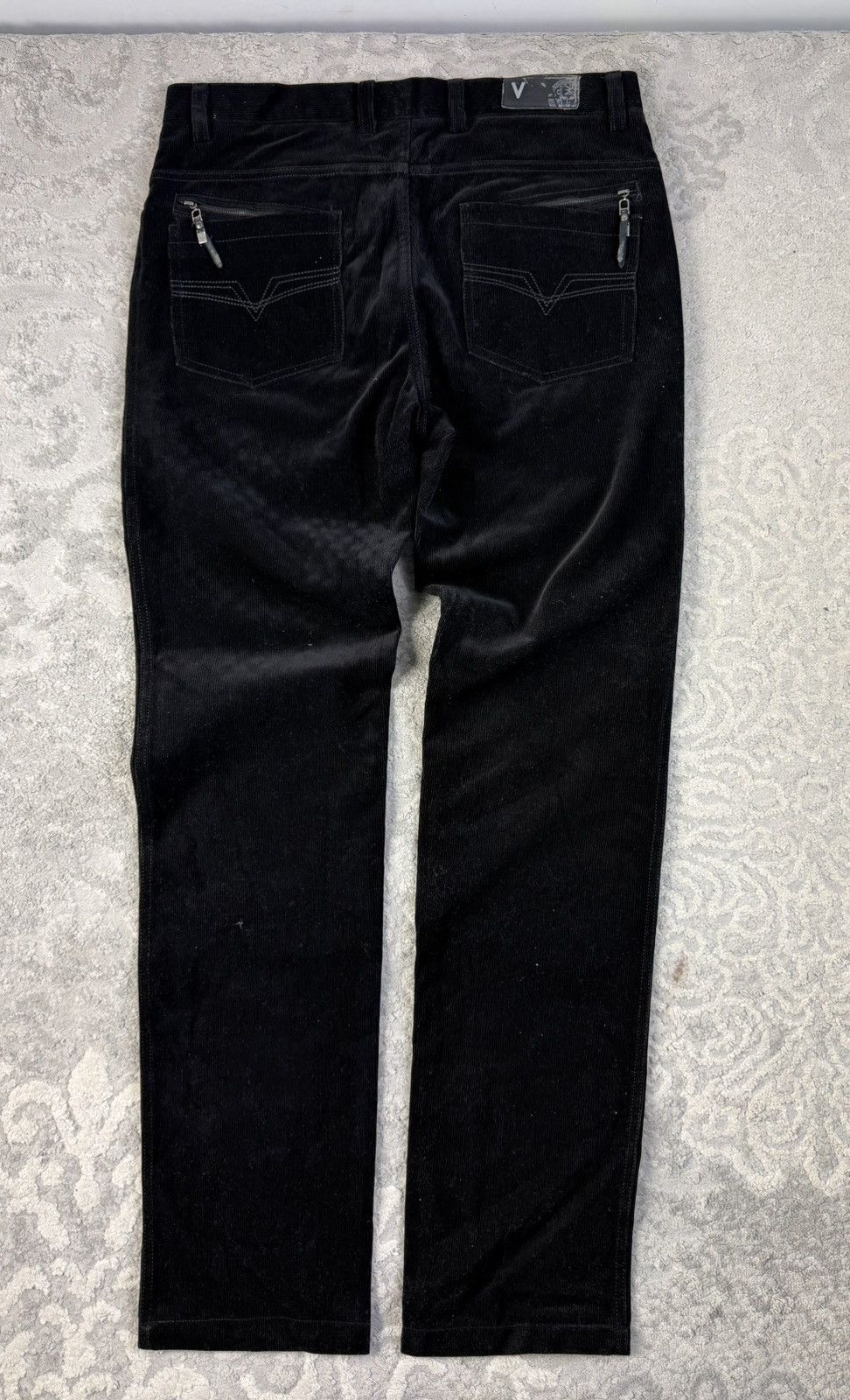 Versace Jeans Couture Versace Jeans Couture Vintage Corduroy Trousers Size US 34 / EU 50 - 2 Thumbnail