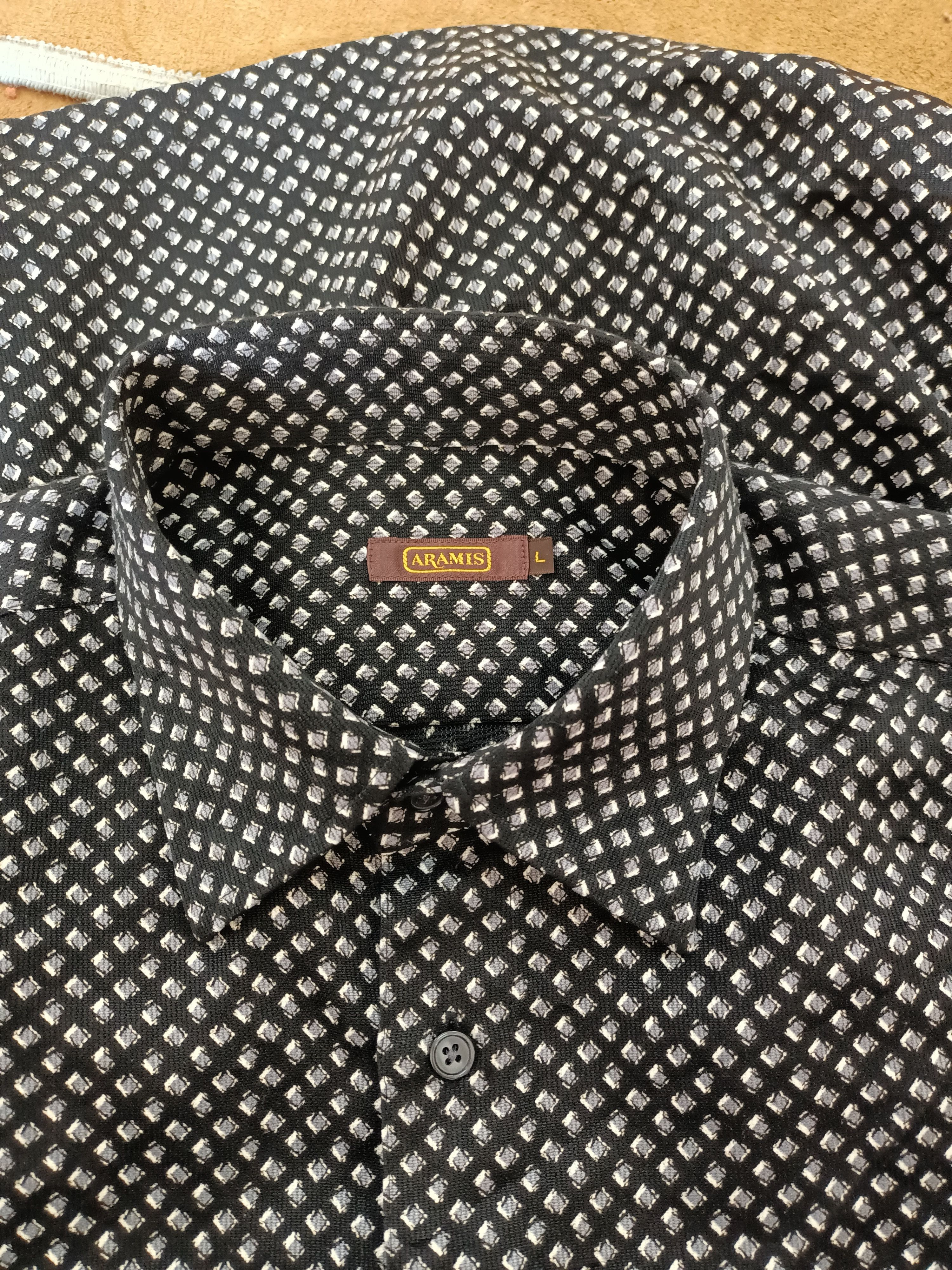 Japanese Brand Vintage Aramis polyester shirts Size US L / EU 52-54 / 3 - 3 Thumbnail