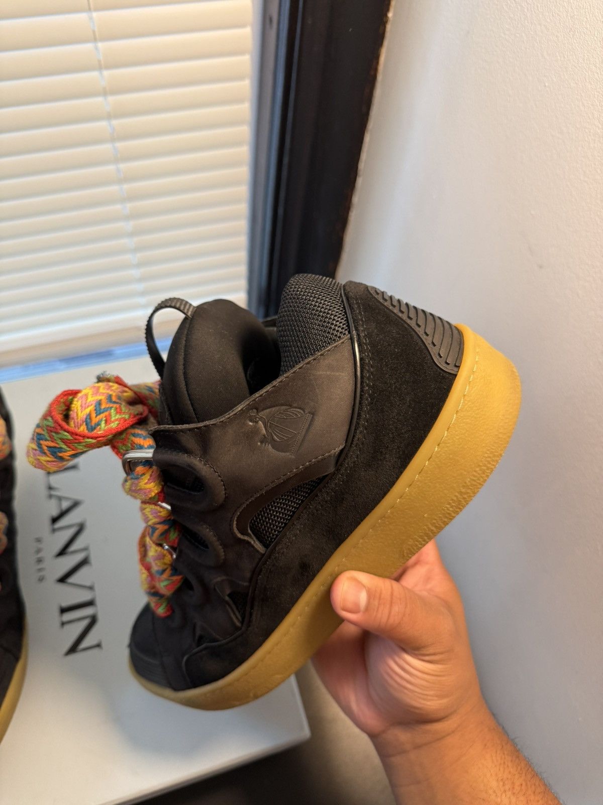 Lanvin Lanvin Curb Sneakers “Black Gum” Size 13 / 46 Eu Size US 13 / EU 46 - 5 Thumbnail