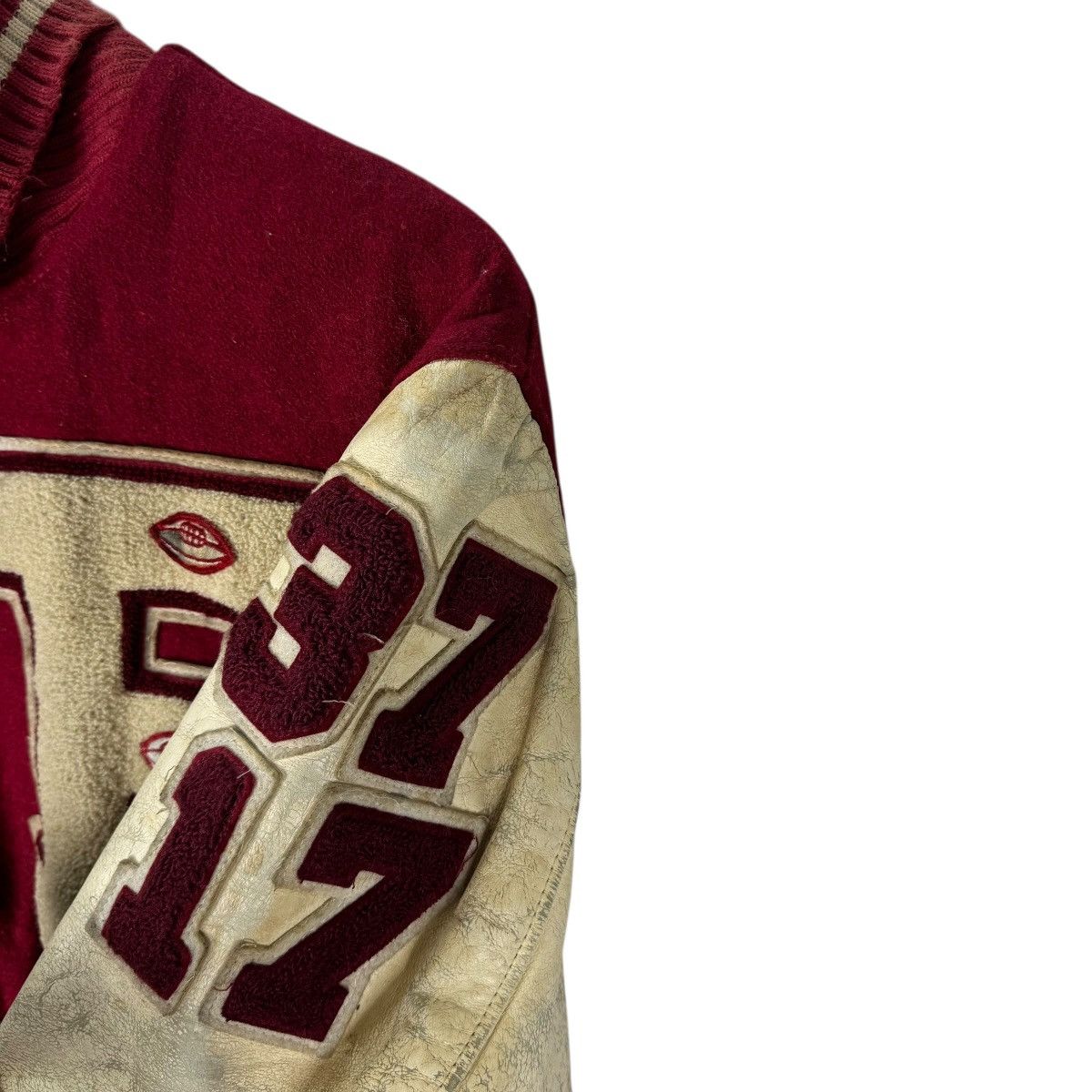 Delong 🌟VTG DELONG CAPITAL B NFL VARSITY JACKET Size US M / EU 48-50 / 2 - 6 Thumbnail