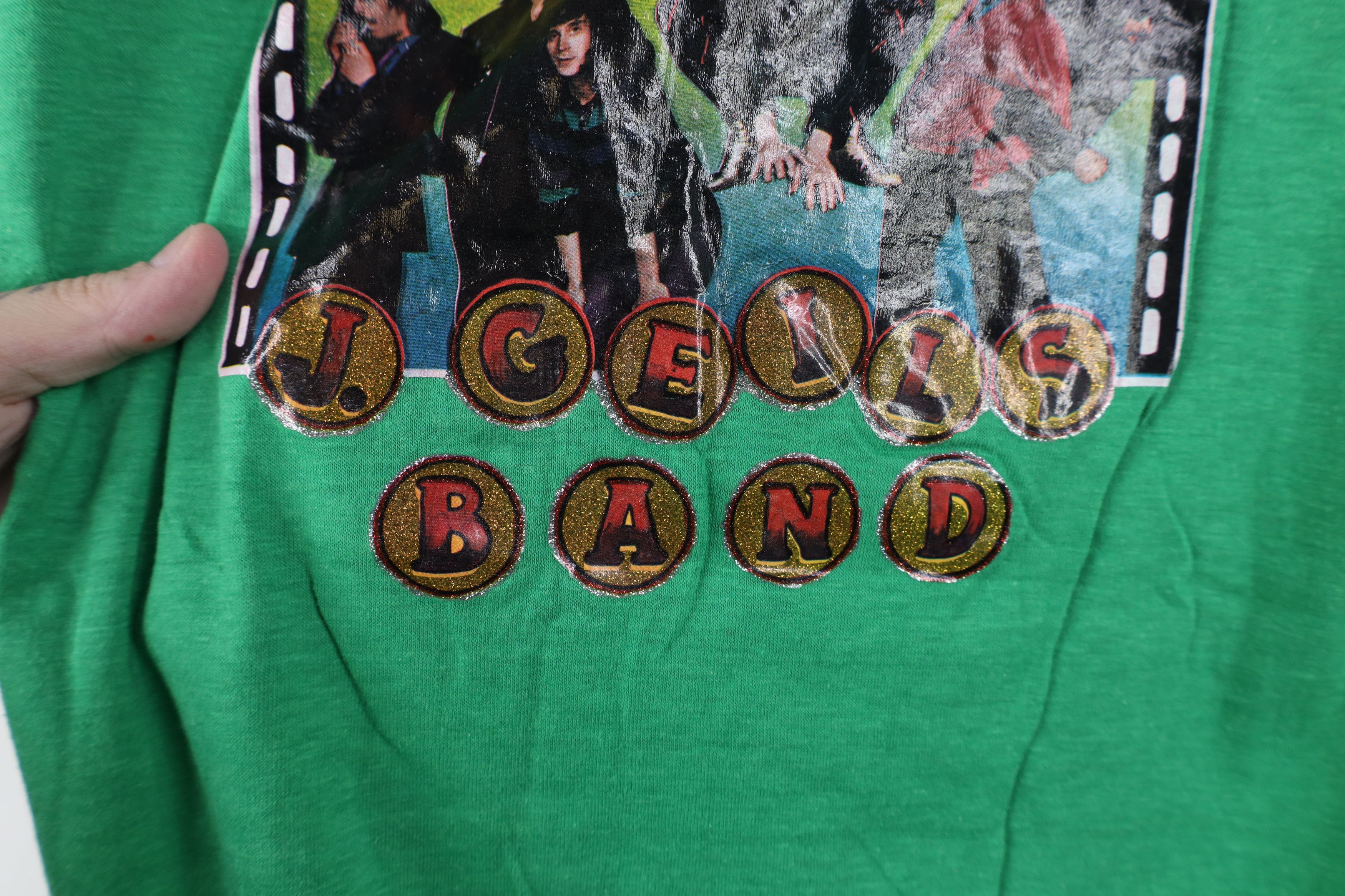Vintage Vintage 70s 80s J Geils Band Short Sleeve T-Shirt Green USA Size US M / EU 48-50 / 2 - 7 Thumbnail