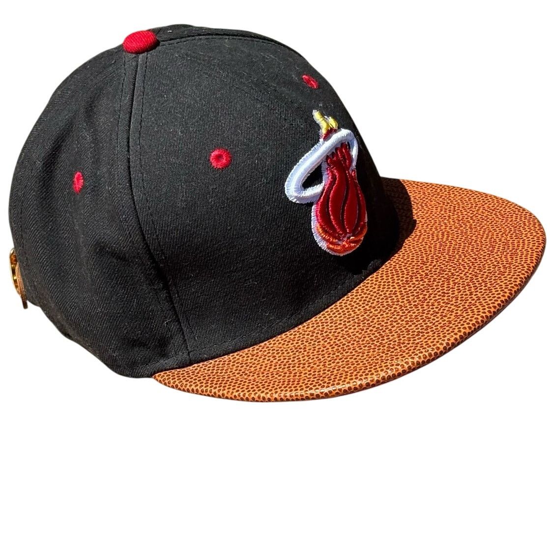 New Era Black Miami Heat Women's Hat Size ONE SIZE - 2 Thumbnail