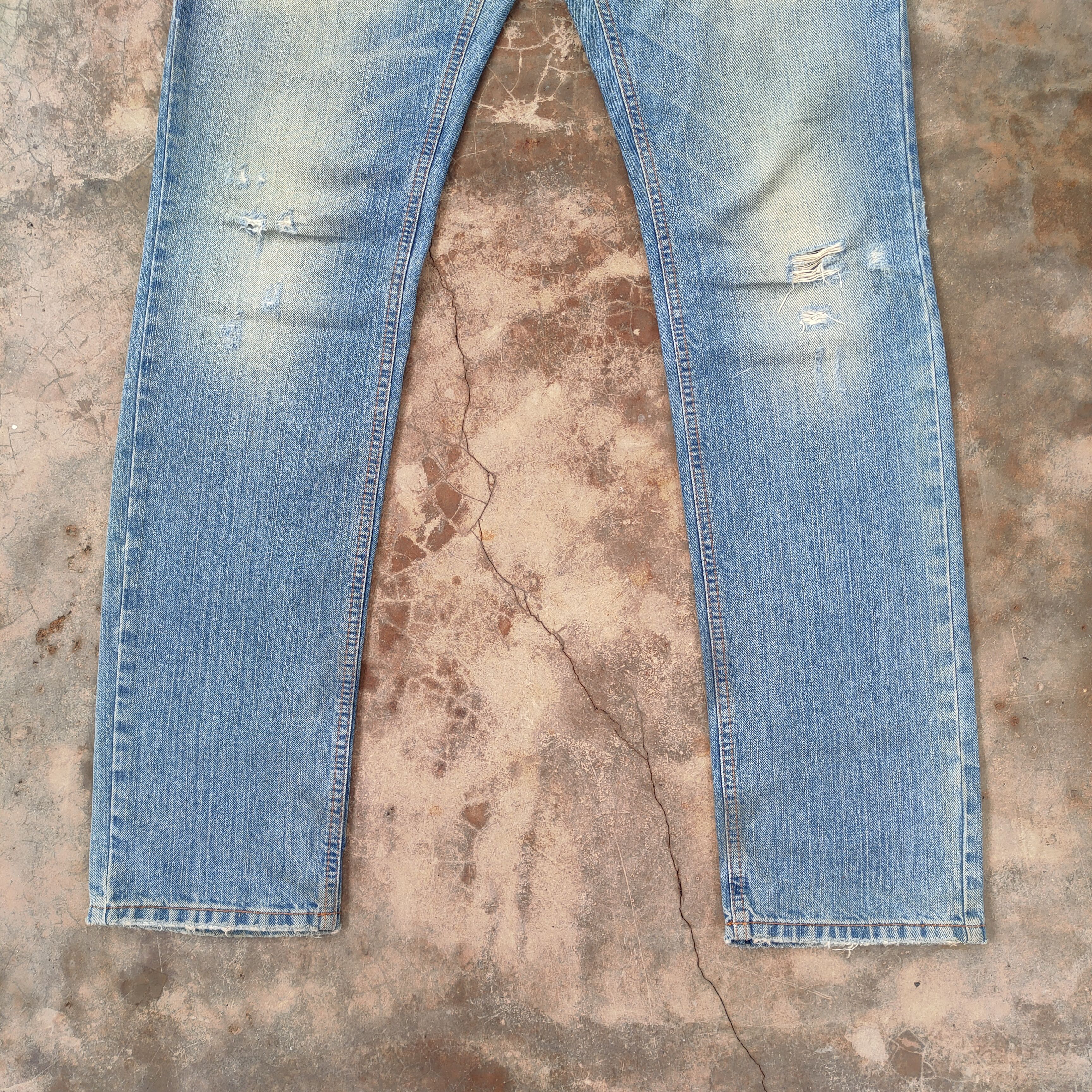 Dolce & Gabbana VINTAGE DOLCE & GABBANA RIPPED FADED DENIM JEANS PANTS Size US 37 - 5 Thumbnail