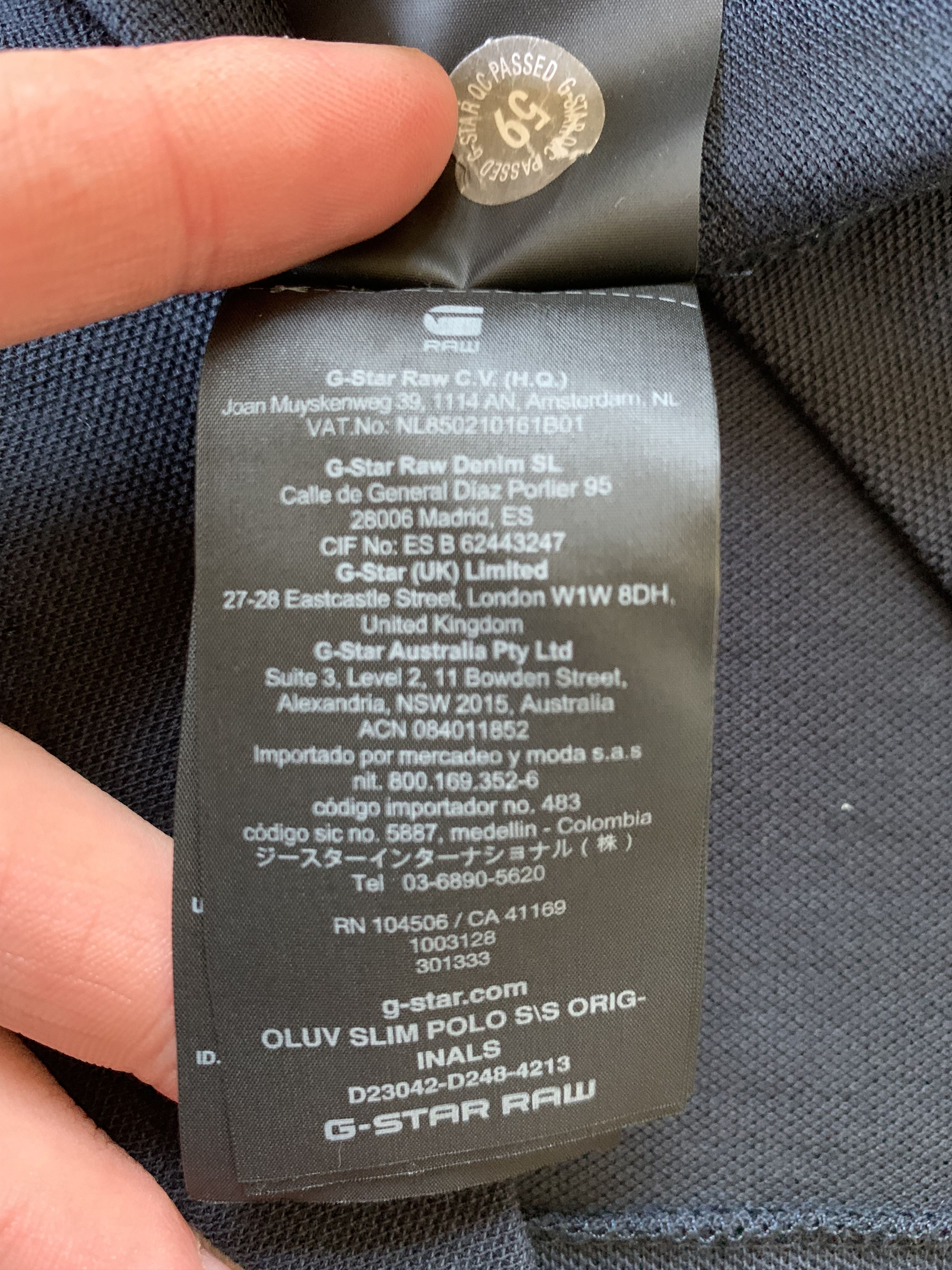 G-Star G Star Raw Basic Cotton Polo T Shirt Size US XL / EU 56 / 4 - 7 Thumbnail