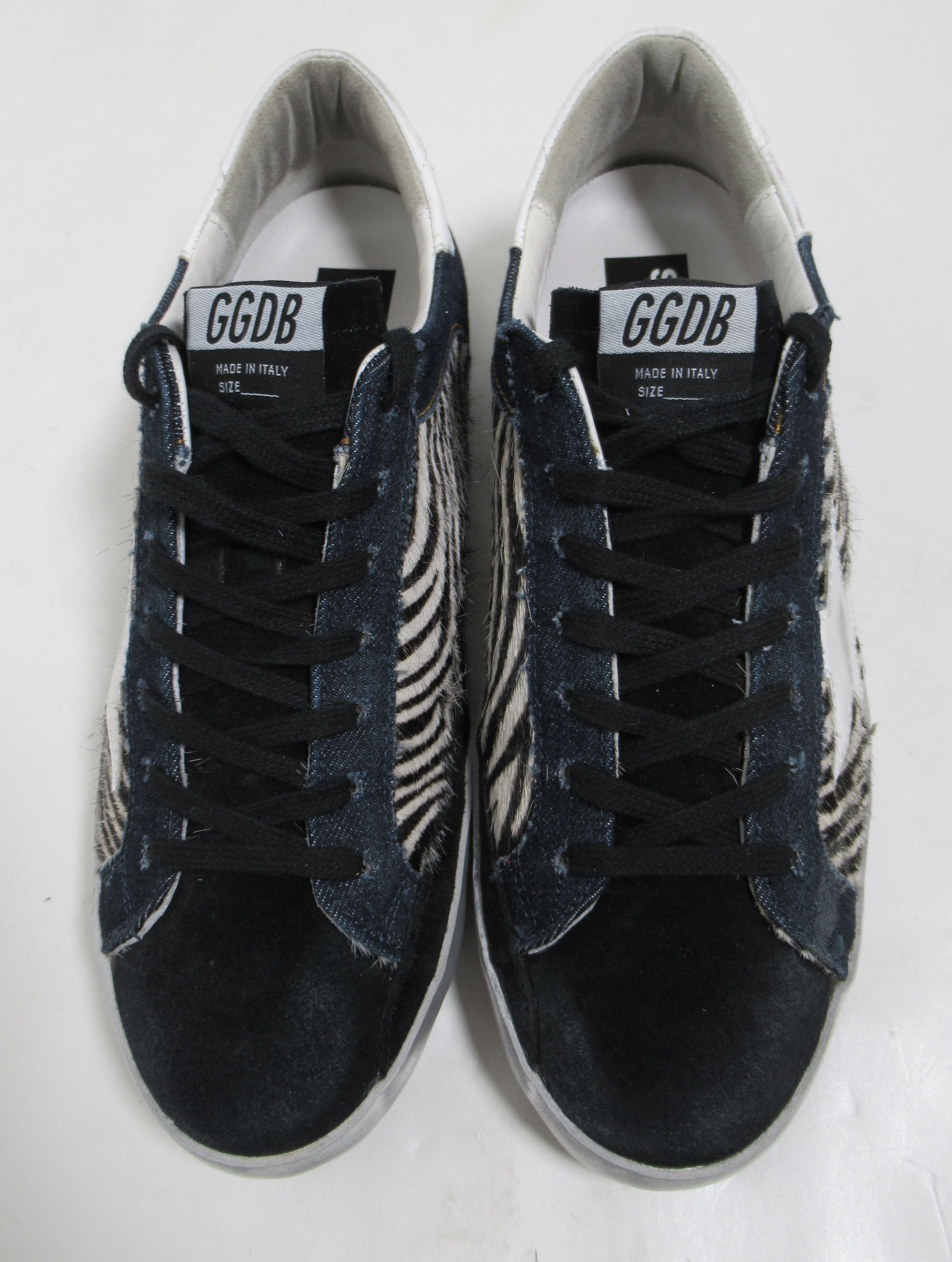 Golden Goose Golden Goose Limited Edition Super-Star Sneakers In Denim Size US 10 / EU 43 - 2 Thumbnail