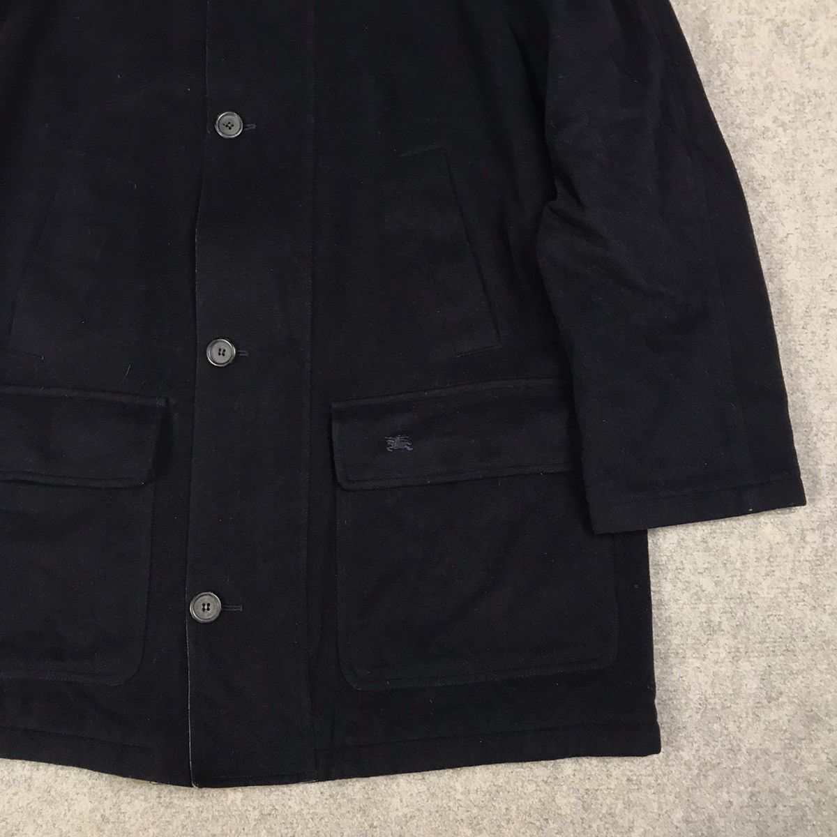 Burberry × Burberry Prorsum BURBERRY LONDON WOOL NAVY PARKAS COAT JACKET Size US L / EU 52-54 / 3 - 4 Thumbnail