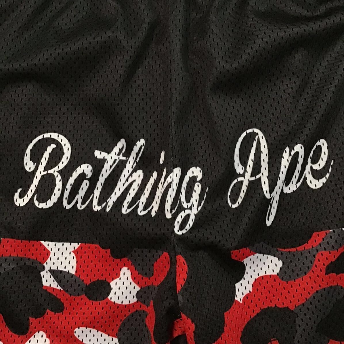 Bape BAPE Shorts Black × Red camo a bathing ape ★size XL Size US 36 / EU 52 - 2 Thumbnail