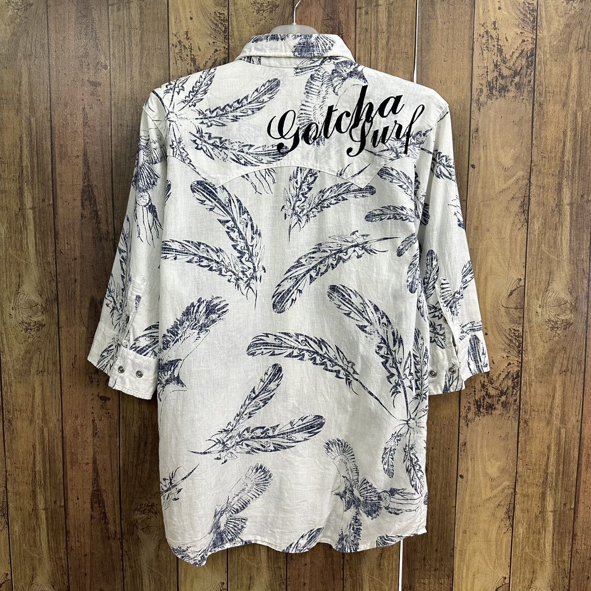 Gotcha Gotcha Surf Full Print 3Q button Shirt A799 Size US M / EU 48-50 / 2 - 3 Thumbnail