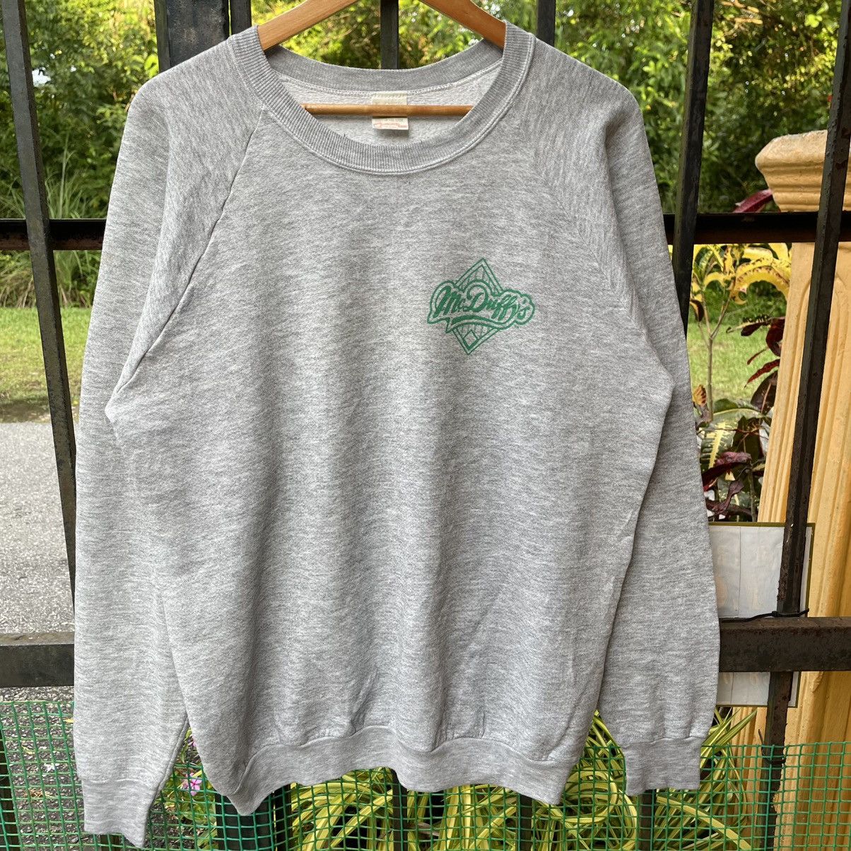 Fruit Of The Loom 🔥Vintage 90s Mc Duffy’s Big Logo Spellout Sweatshirts Size US M / EU 48-50 / 2 - 5 Thumbnail