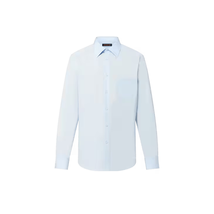 Embroidered Long-Sleeved Cotton Shirt - 43 5L