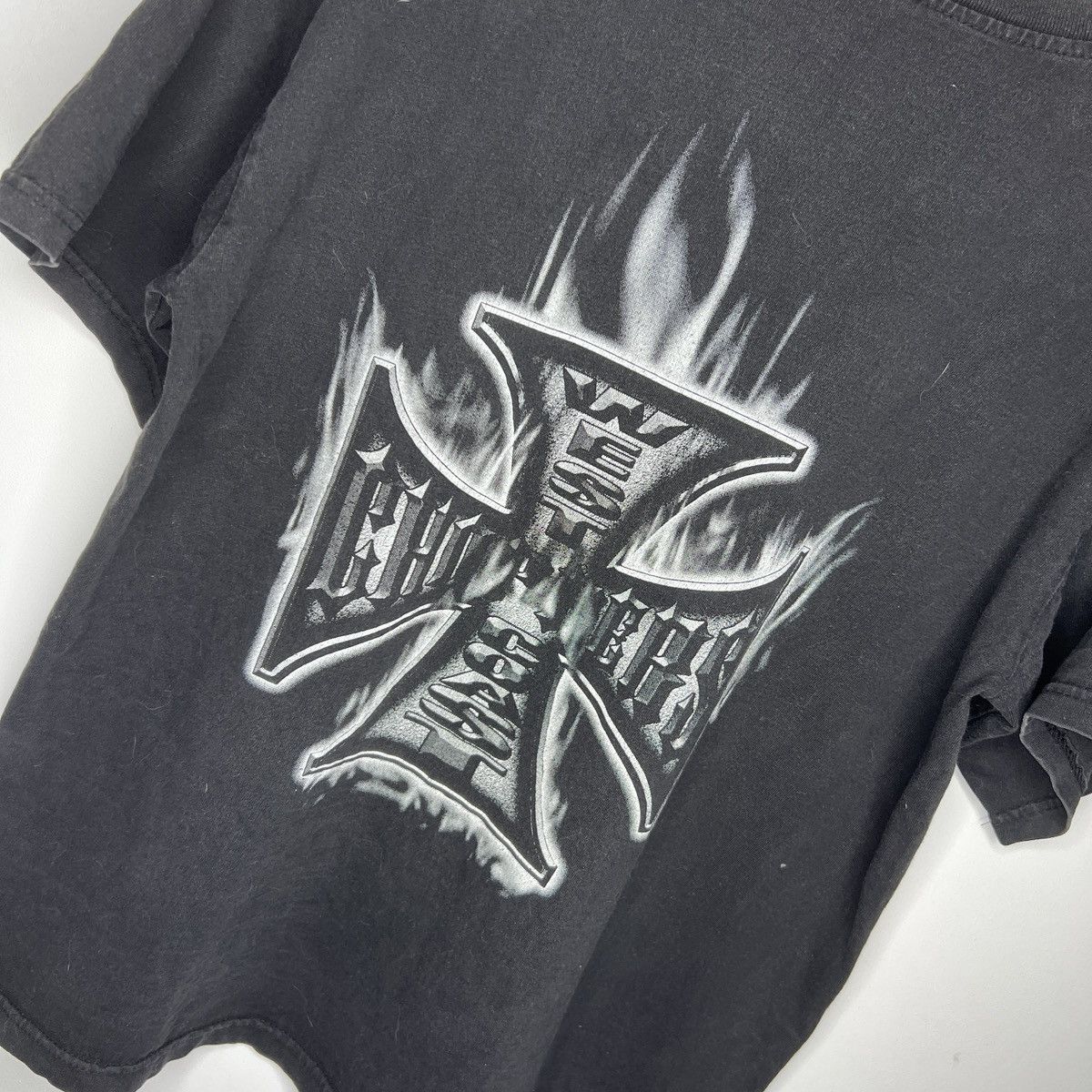 Vintage Rare🔥Vintage FADED West Coast Choppers TShirt Tee Size US S / EU 44-46 / 1 - 7 Thumbnail