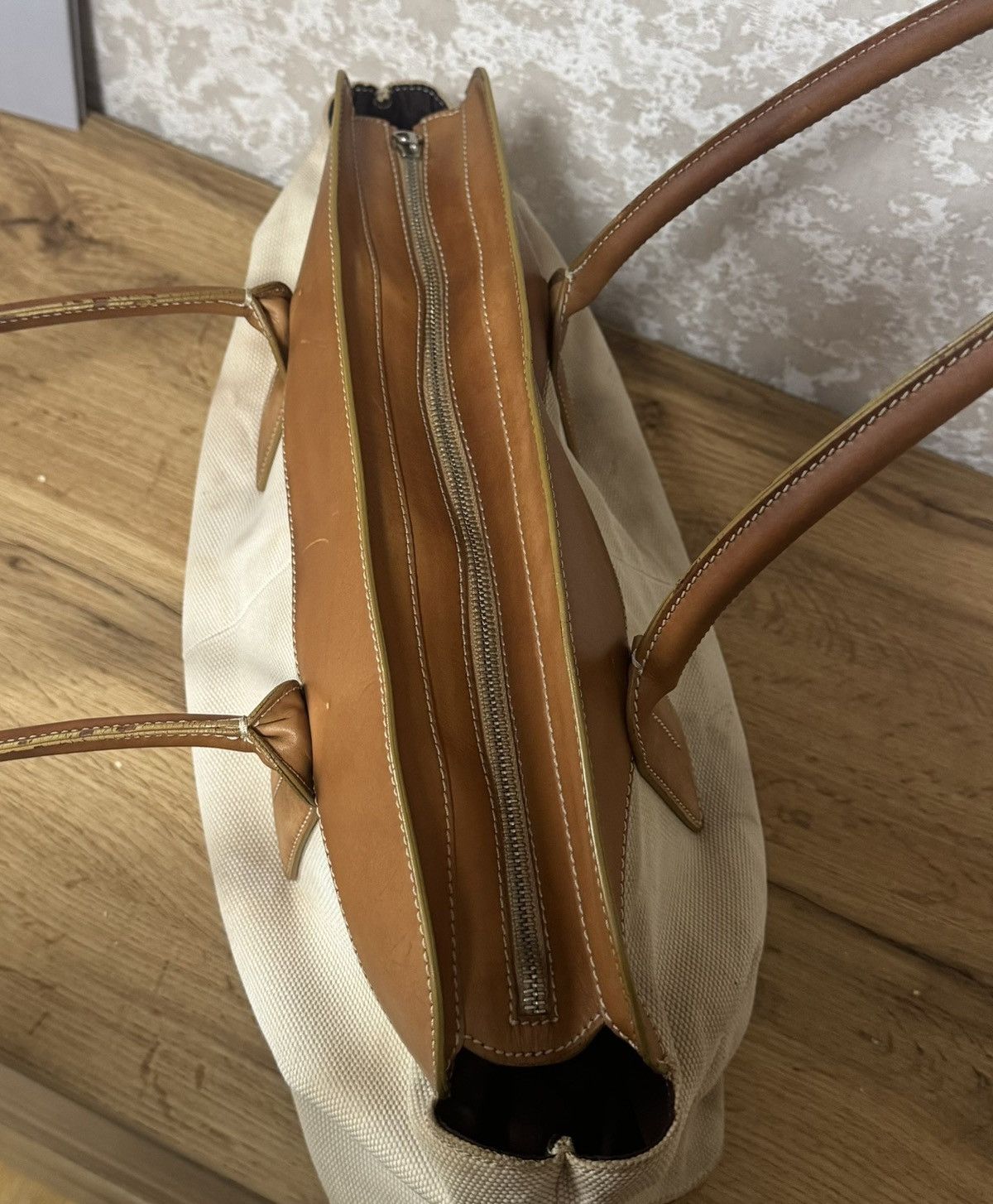 Tod's Tods Canvas Leather Tote Bag Size ONE SIZE - 11 Thumbnail