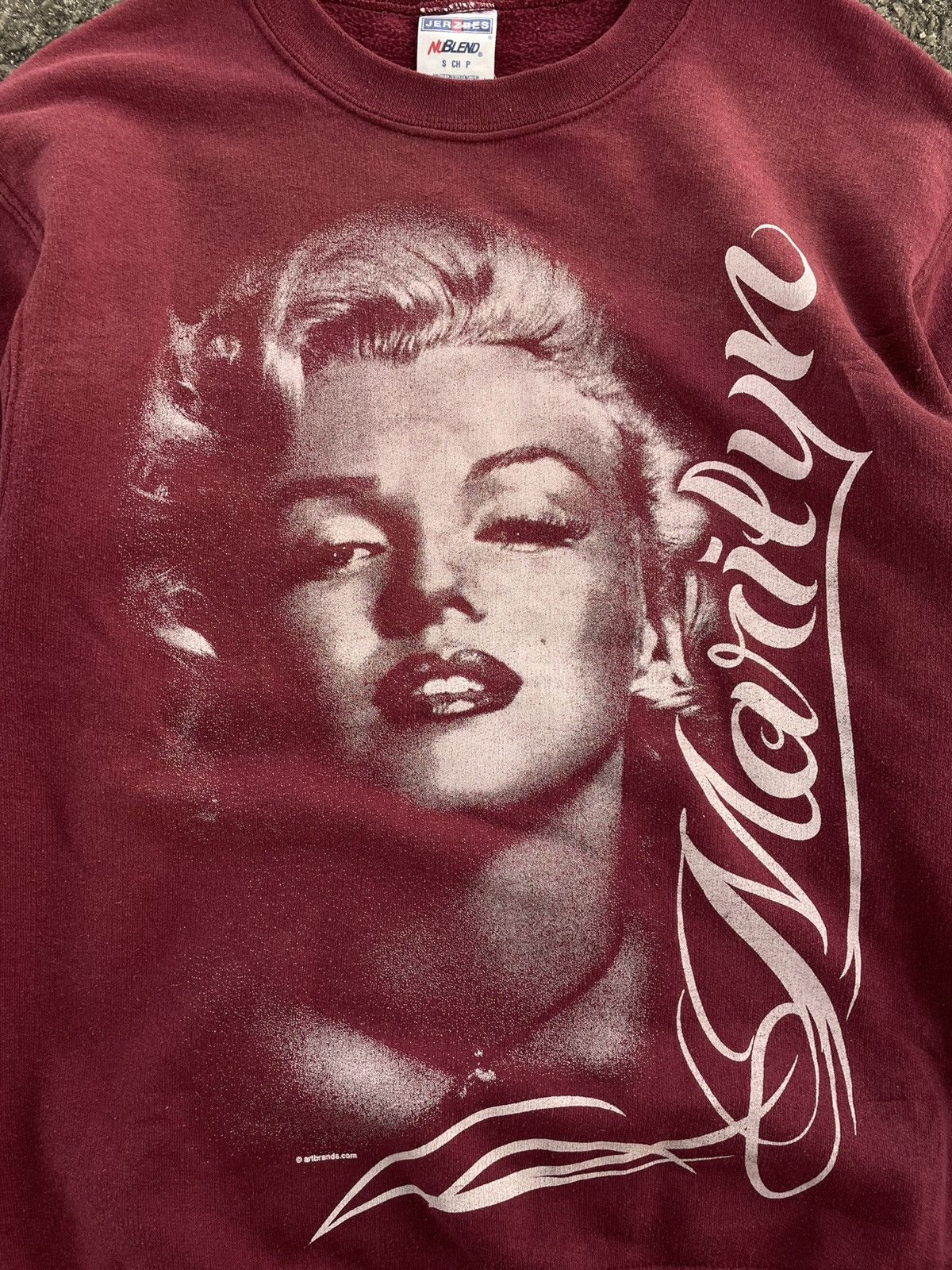 Vintage Vtg Marilyn Monroe Idol | Sweatshirt Size S / US 4 / IT 40 - 2 Thumbnail