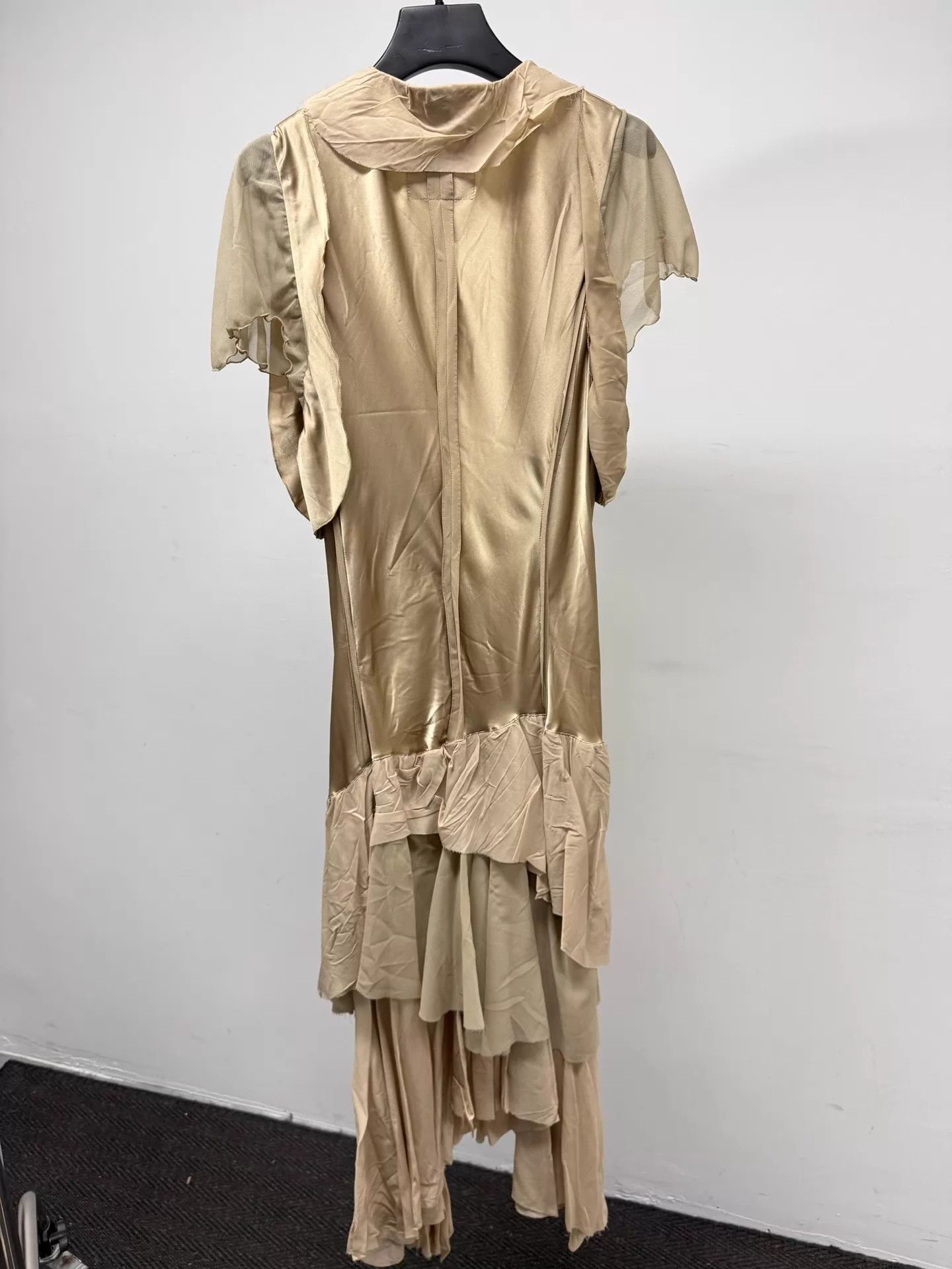 Undercover UNDERCOVER Women's Langui Ruffled Hem Long Dress Beige Size L / US 10 / IT 46 - 6 Thumbnail