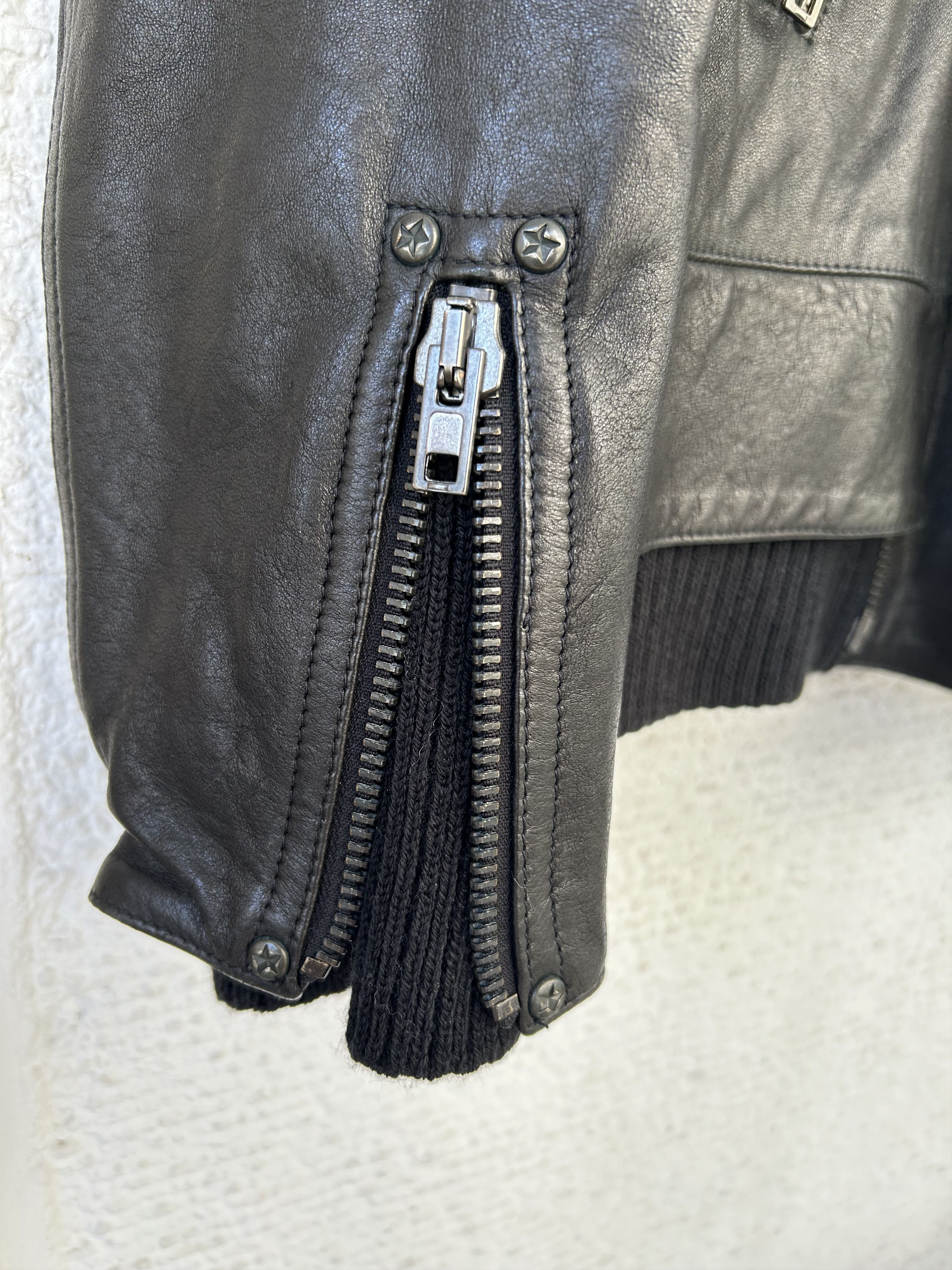 Maison Margiela Margiela Leather Moto Jacket Size US M / EU 48-50 / 2 - 6 Thumbnail