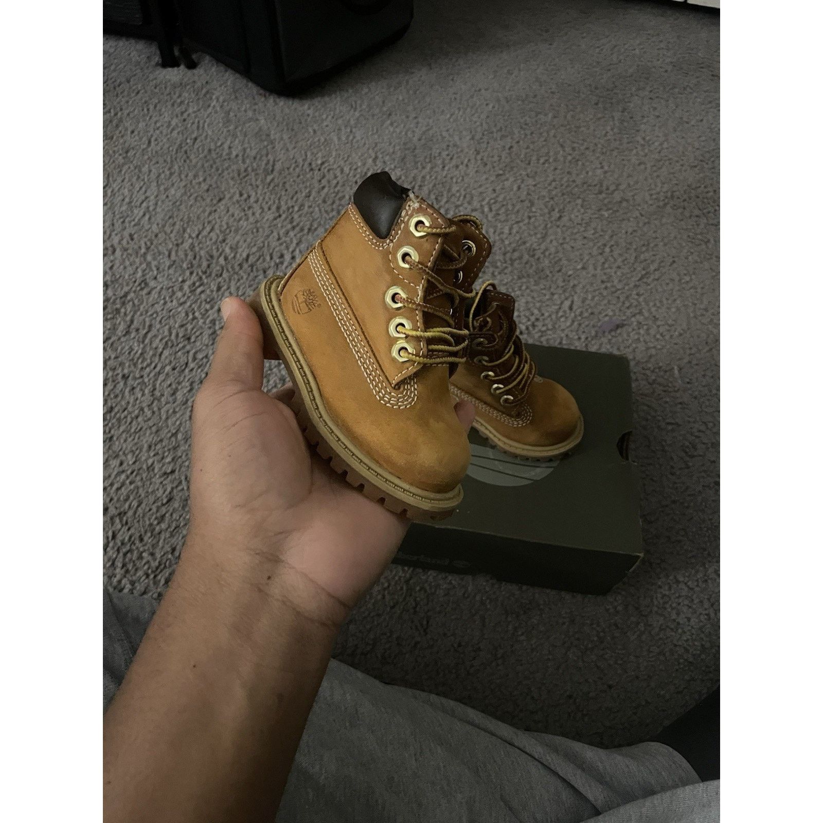 Timberland Size 4c-Timberland Premium 6-Inch Waterproof Wheat Boots US Size US 5 / EU 37 - 1 Thumbnail