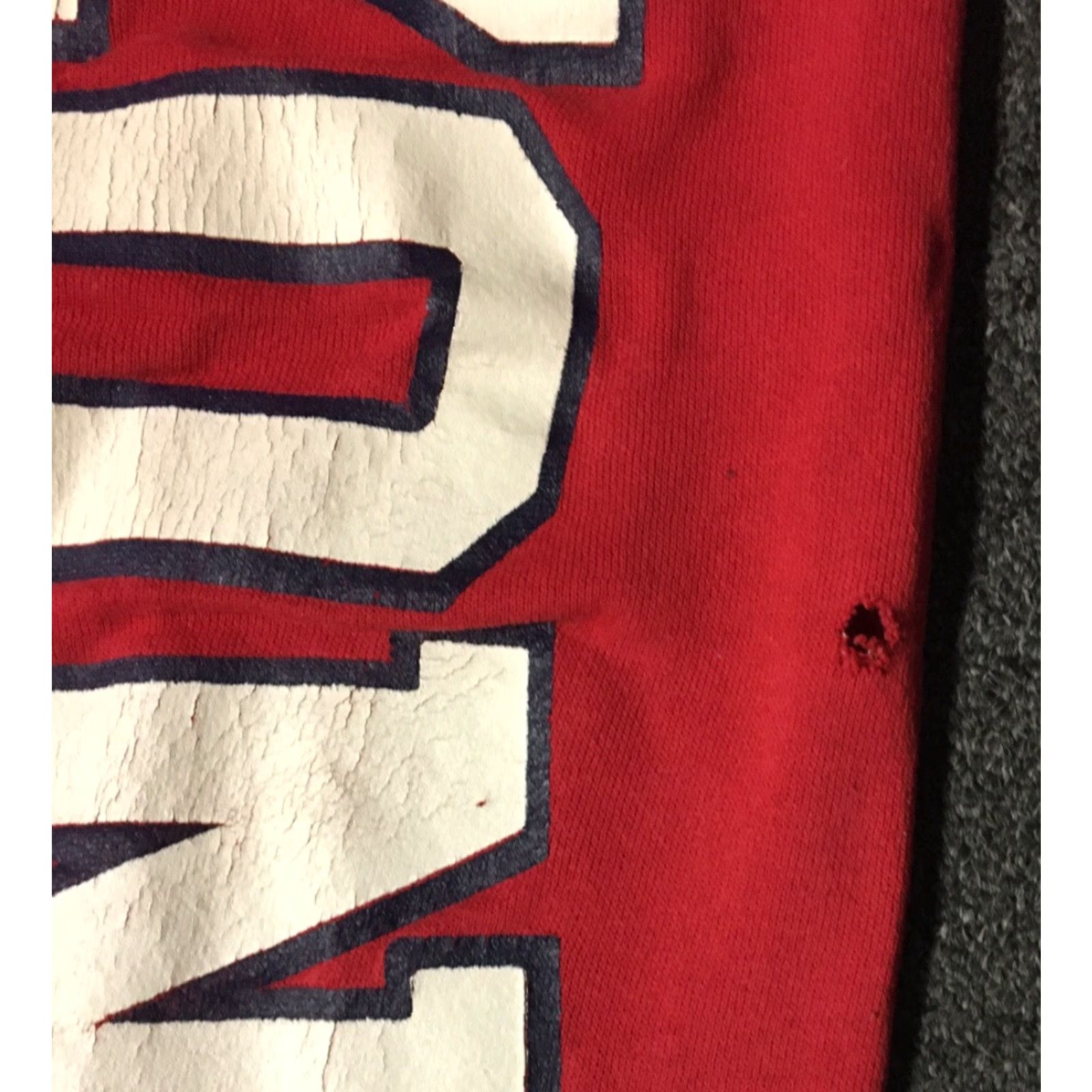 Vintage VINTAGE University Arizona Distressed Sweatpants M USA Artex Sweatpants Mens Red 80s Grunge School Track ASU Wildcats Size US 31 - 6 Thumbnail