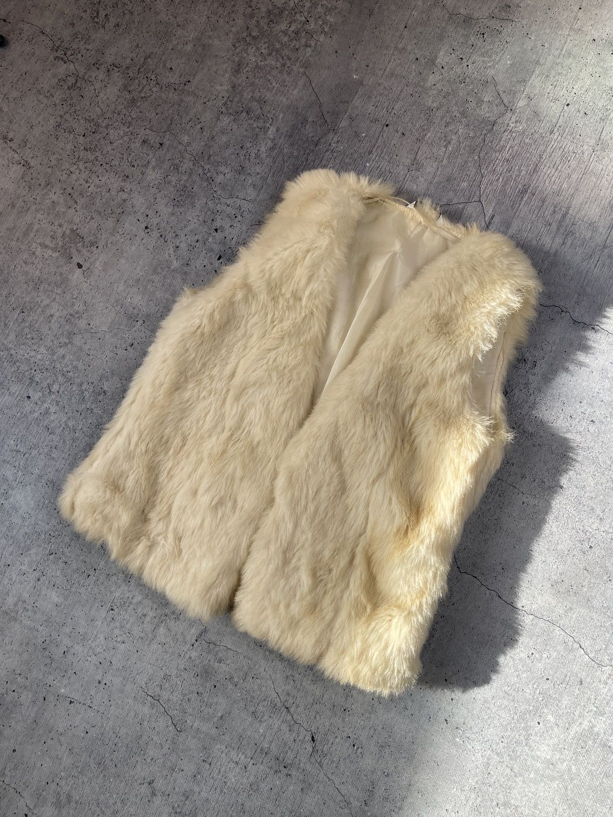 Vintage Fur vintage white vest Size US XS / EU 42 / 0 - 3 Thumbnail