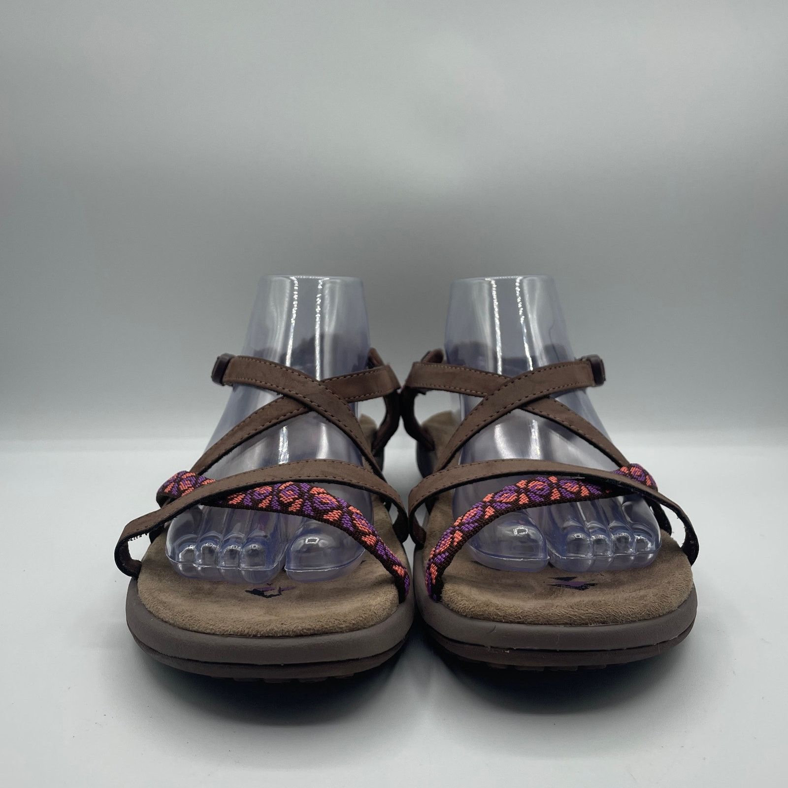 SKECHERS Skechers Reggae Slim Vacay Sandals Brown Womens 10 Size US 10 / IT 40 - 3 Thumbnail