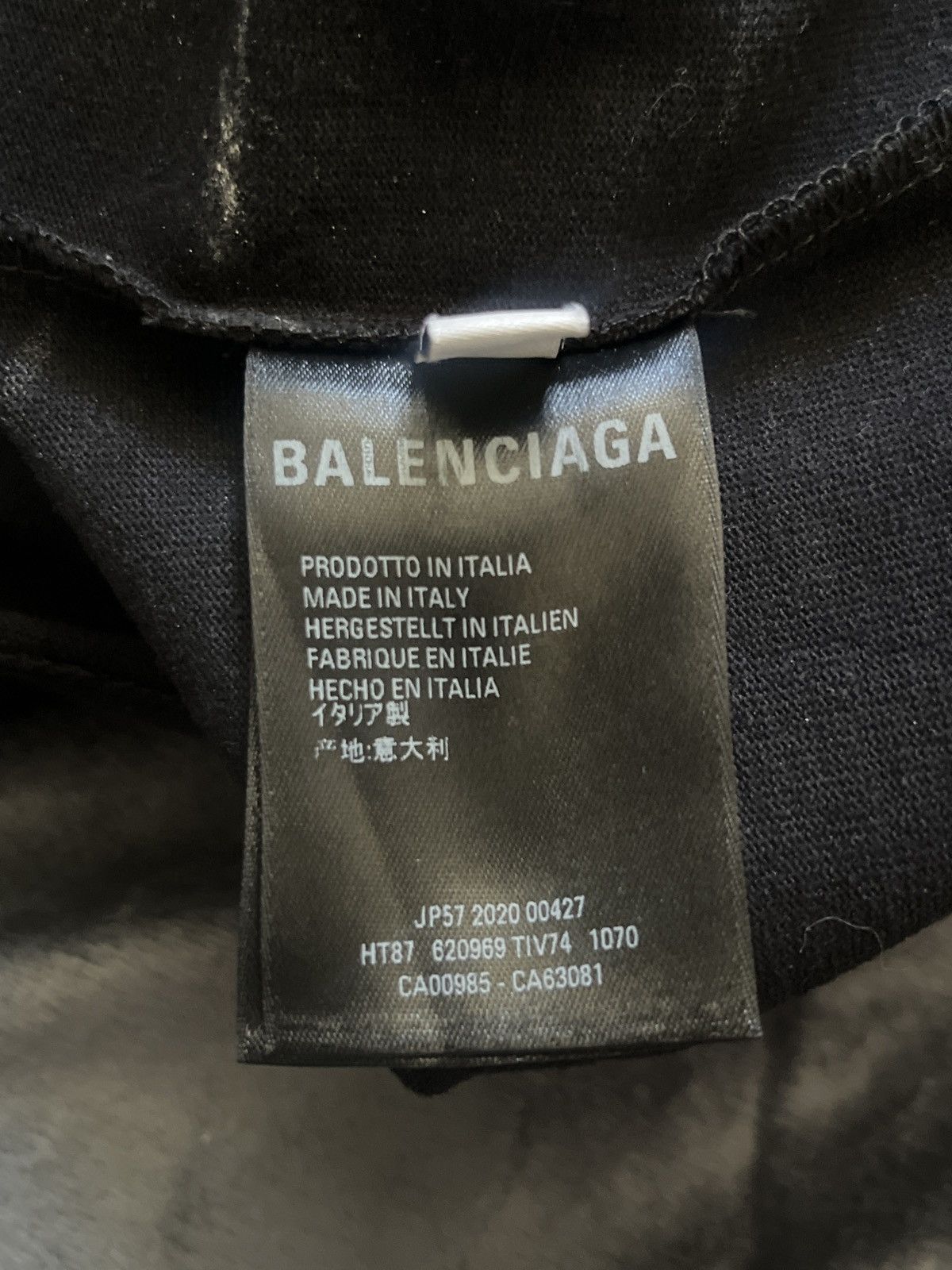 Balenciaga Balenciaga Crew Logo T-shirt Size US S / EU 44-46 / 1 - 16 Thumbnail