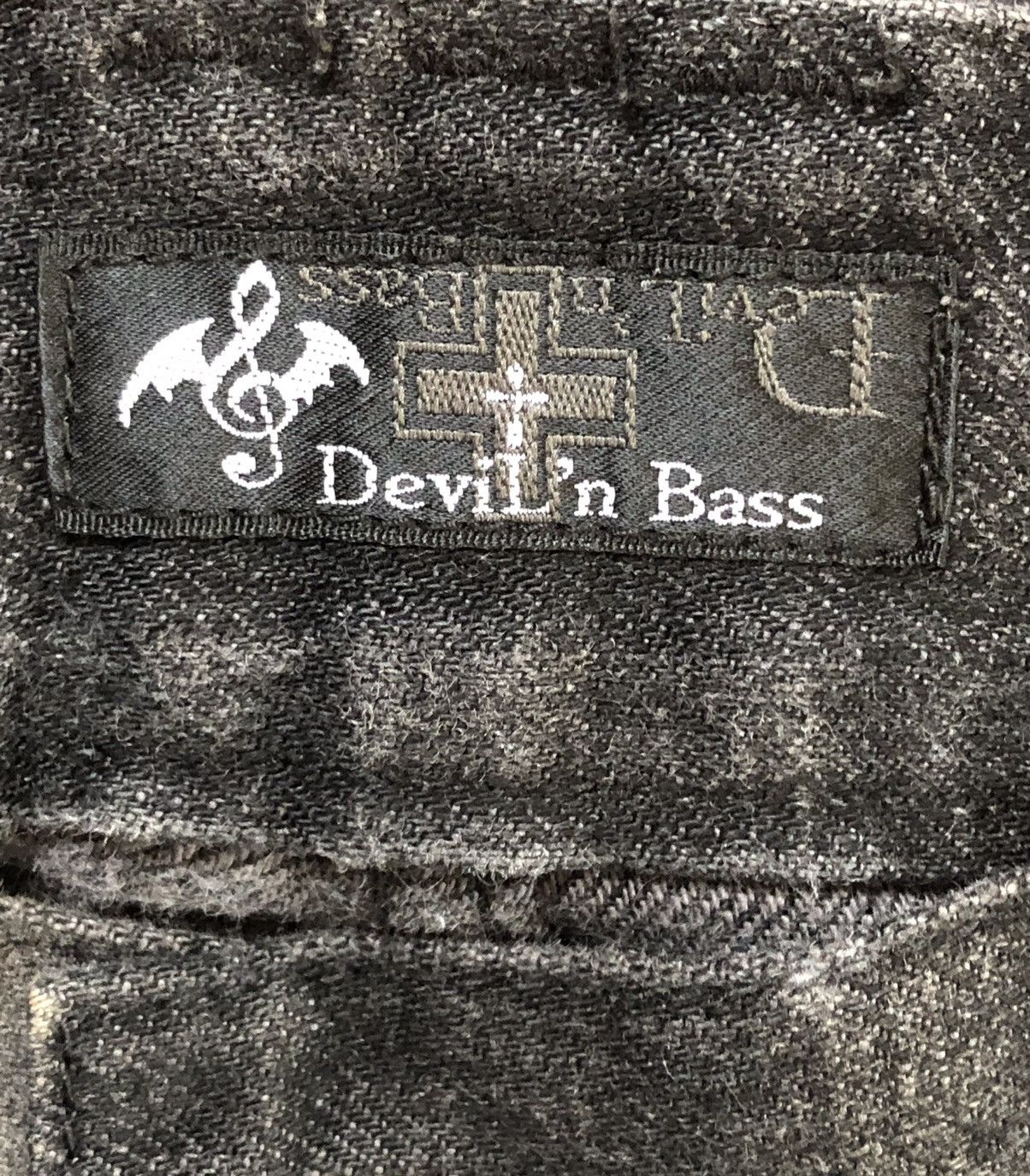 Japanese Brand × Le Grande Bleu (L.G.B.) DeviL’n Bass Printed Chain Zipper Jeans Size US 33 - 12 Thumbnail