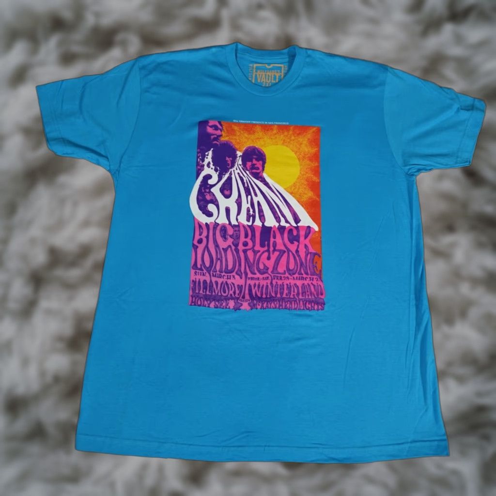 Vintage VINTAGE Wolfgangs Vault Band T-Shirt Men's 2XL Cotton Blue Short Sleeve Crew Neck Music Concert Size US XXL / EU 58 / 5 - 1 Thumbnail
