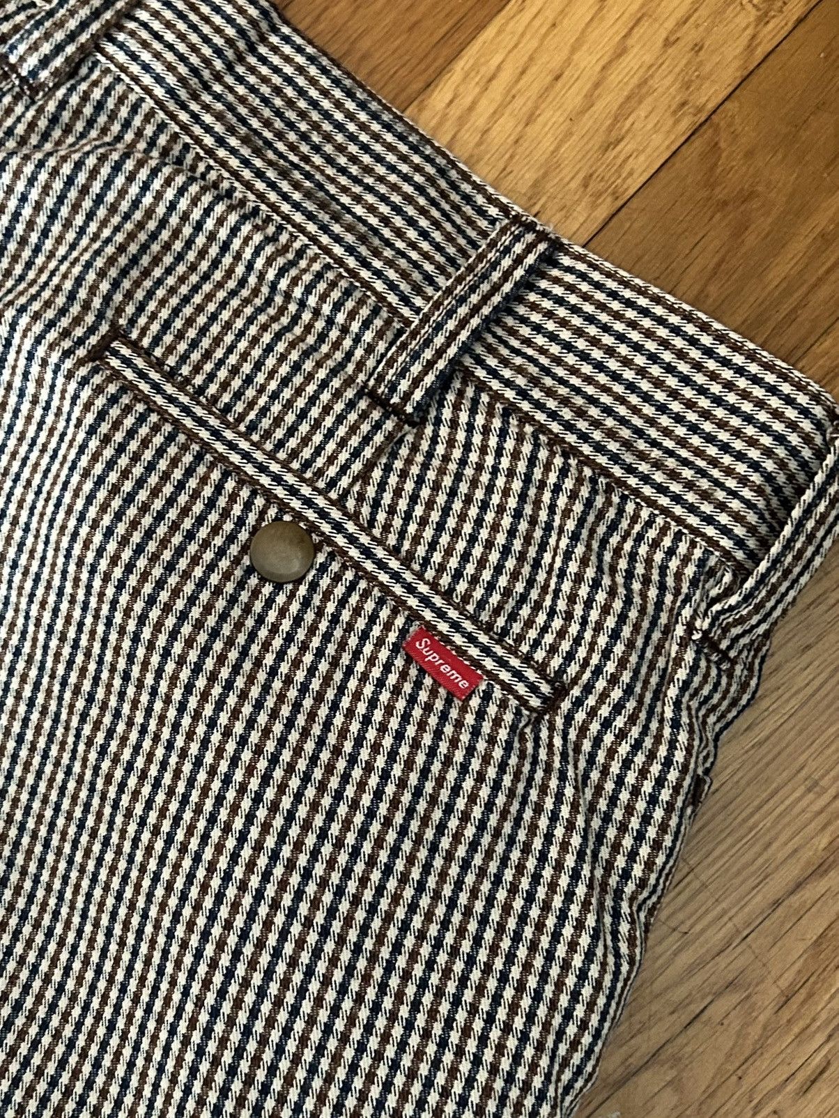Supreme Supreme SS16 Mini Check Work Pant Size US 34 / EU 50 - 5 Thumbnail