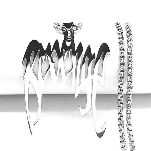 Other Silver Color Revenge Pendant Necklace Size ONE SIZE - 4 Thumbnail