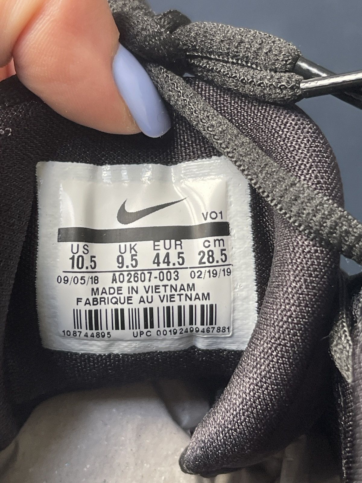 Nike Basketball Sneakers Nike PG 3 Black Iridescent paul george Size US 10.5 / EU 43-44 - 7 Thumbnail
